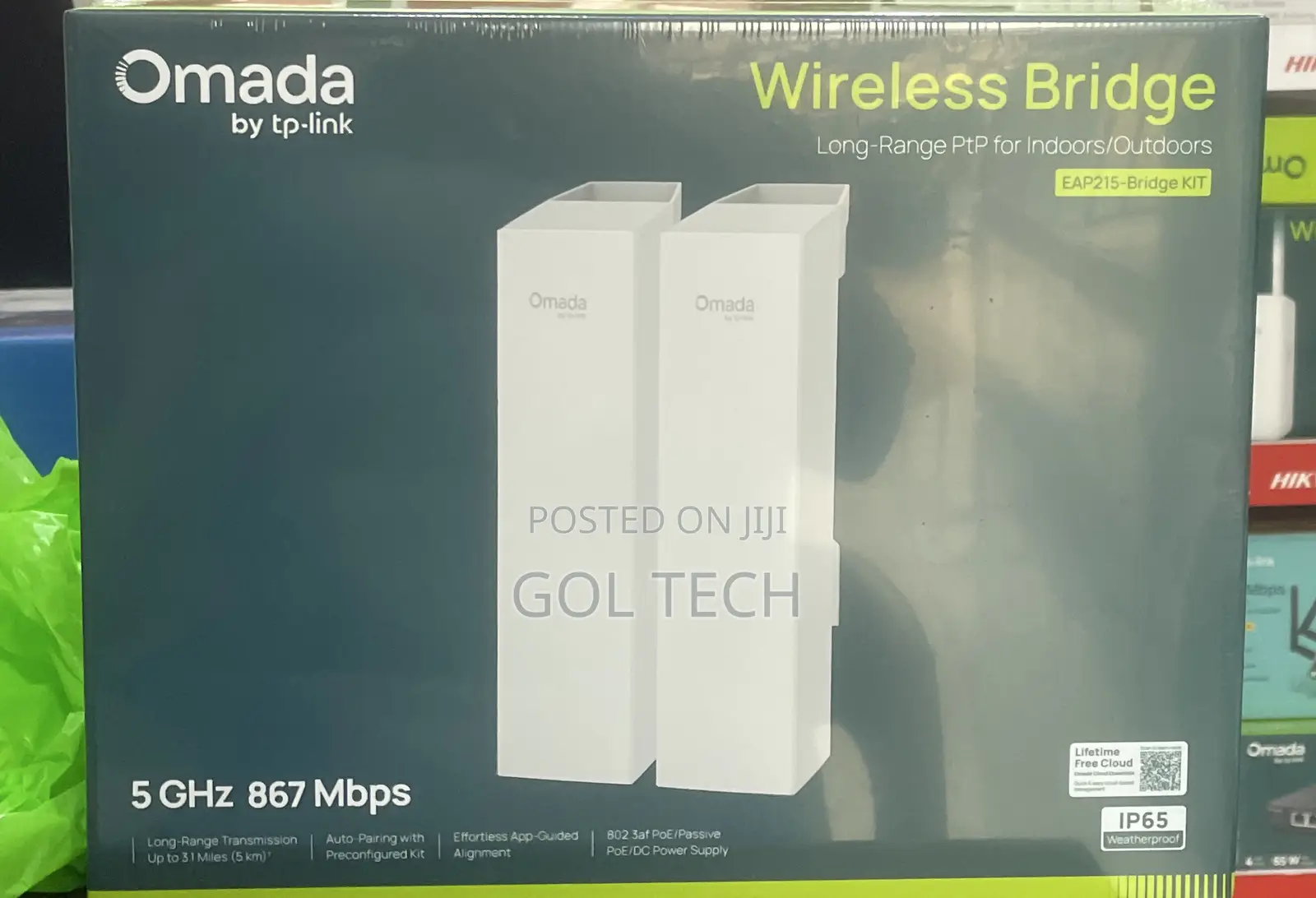 Omada Wireless Bridge Long-Range PTP for Indoor/Outdoor