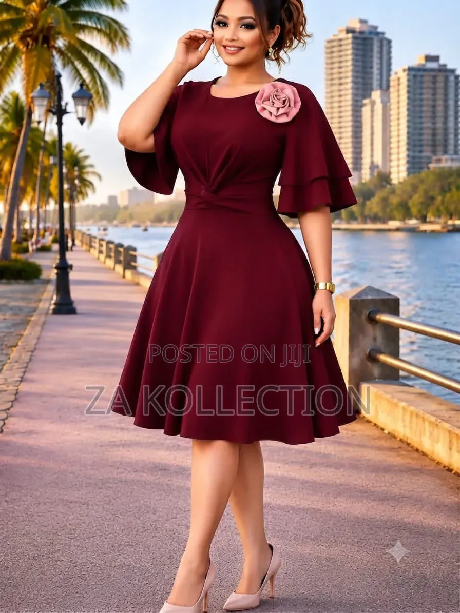 Elenzga Women's Fashionable Flare Dress