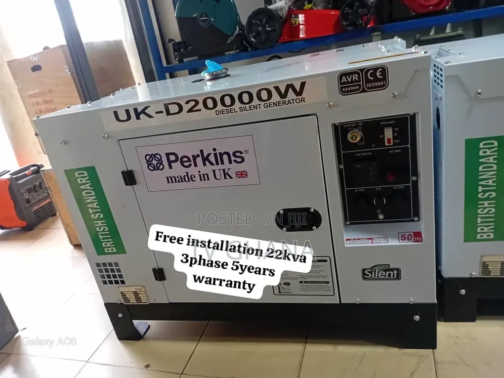 Perkins 22kVA Diesel Generator – Silent 3-Phase Generator With 22kva