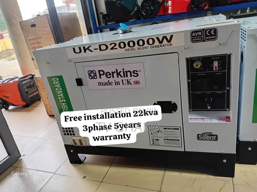 Original Perkins 22kVA Generator – Automatic Backup Power System22kva
