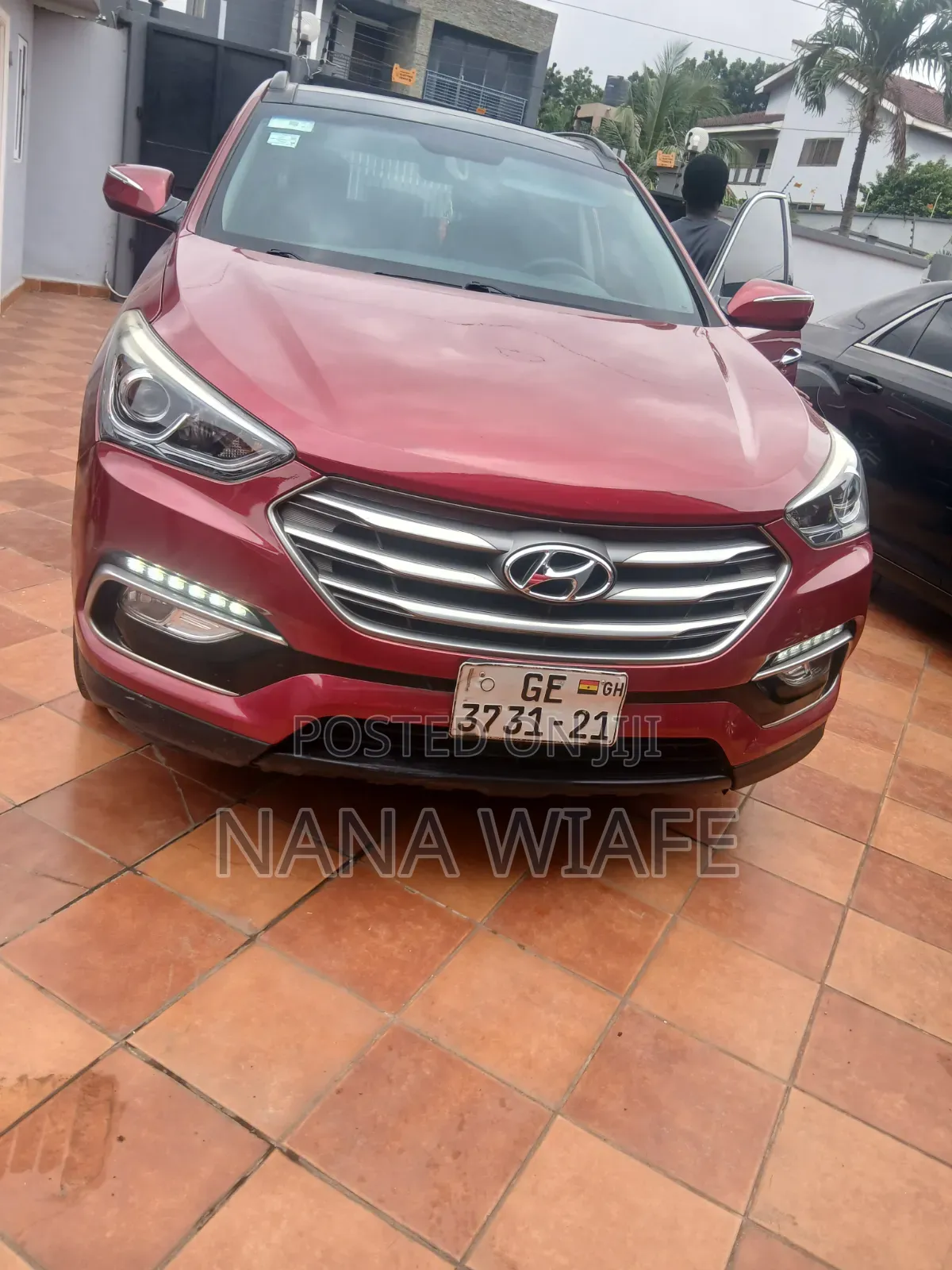 Hyundai Santa Fe GLS 4dr SUV AWD (3.3L 6cyl 6A) 2015 Red
