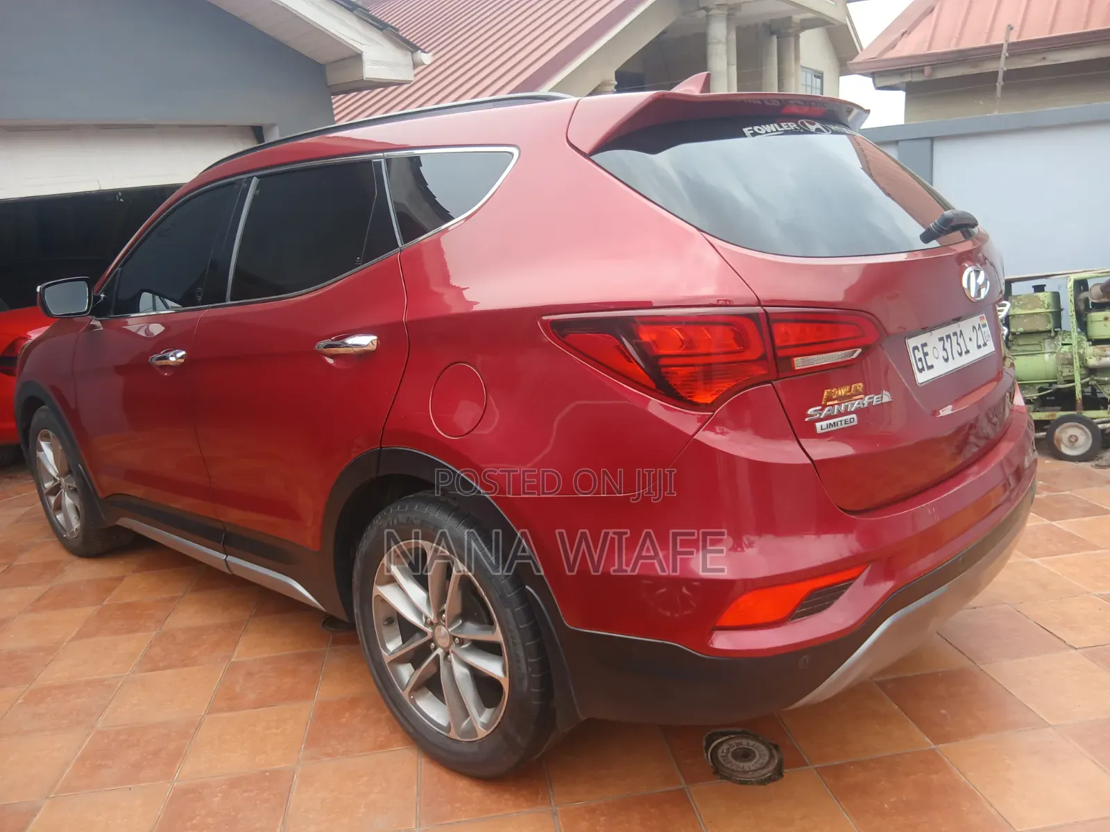 Hyundai Santa Fe GLS 4dr SUV AWD (3.3L 6cyl 6A) 2015 Red