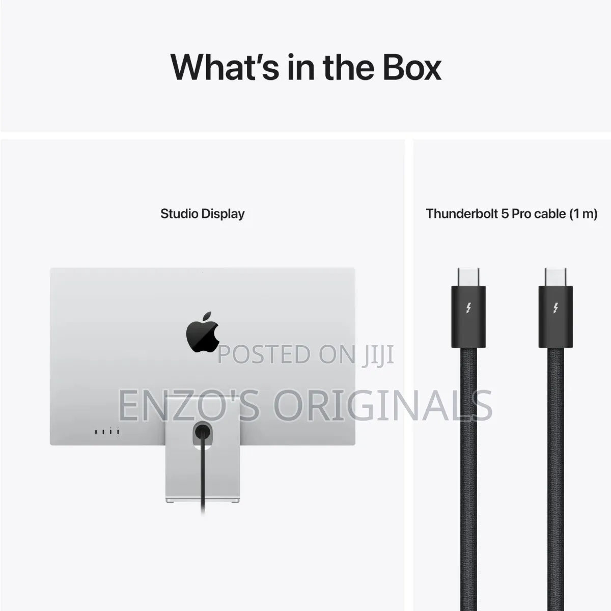 Apple Studio Display USB-C Cable Thunderbolt Cable 3rd Party Original.