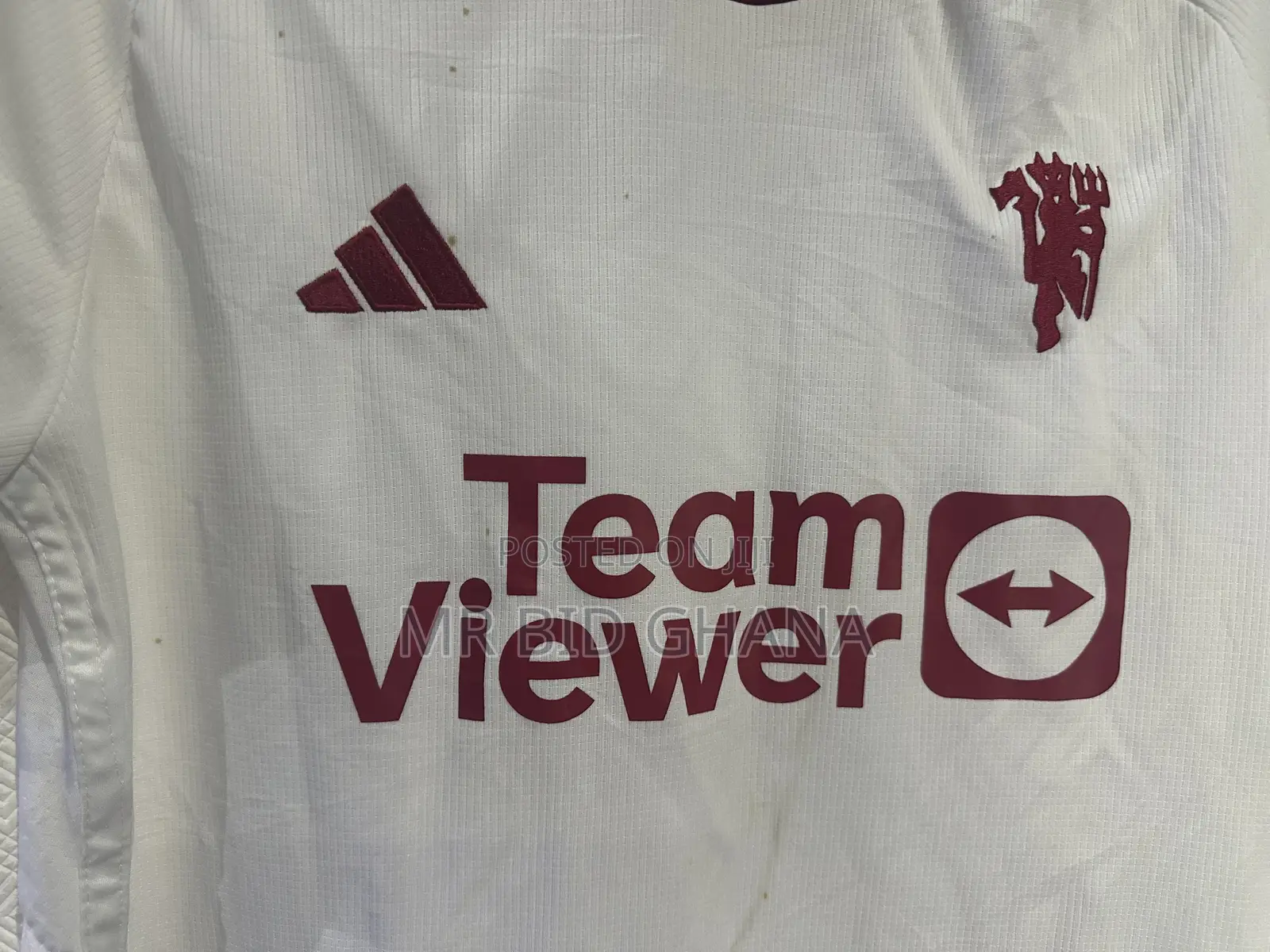 Original Manchester United 2023/24 White Third Jersey – Size S