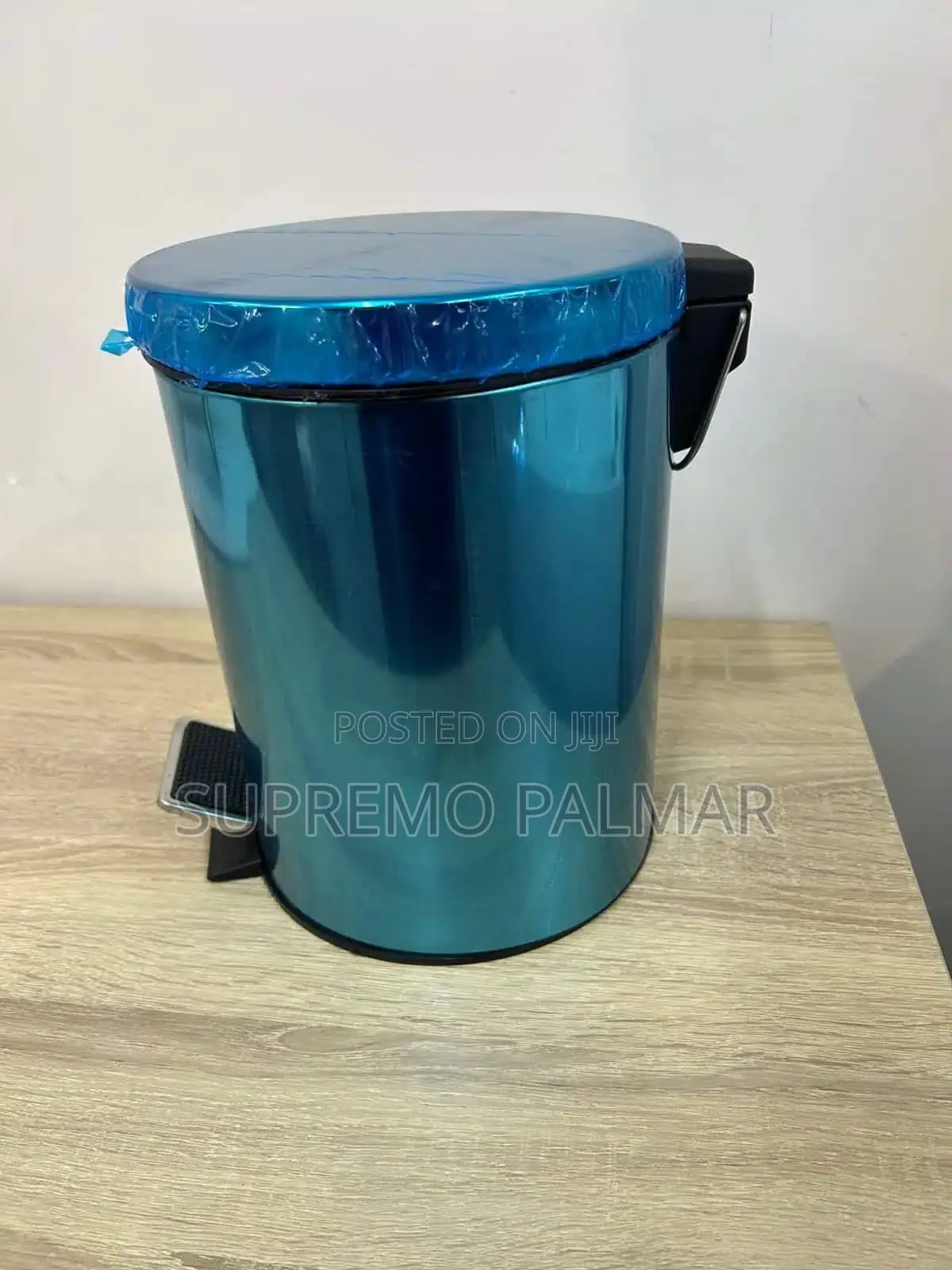 12 Litre Stainless Steel Step Trash Bin