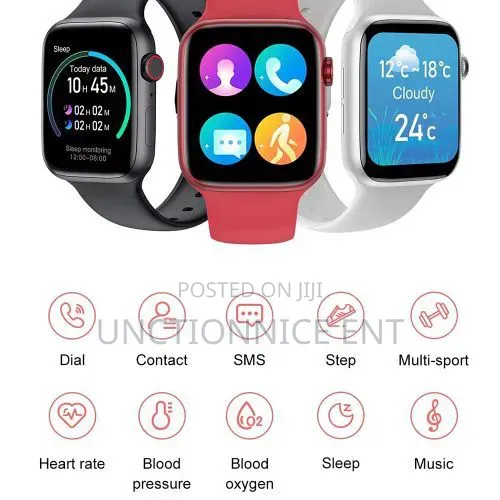 T900 Smartwatch Bluetooth Touch Screen Sports,Fitness,Heart Rate,Black