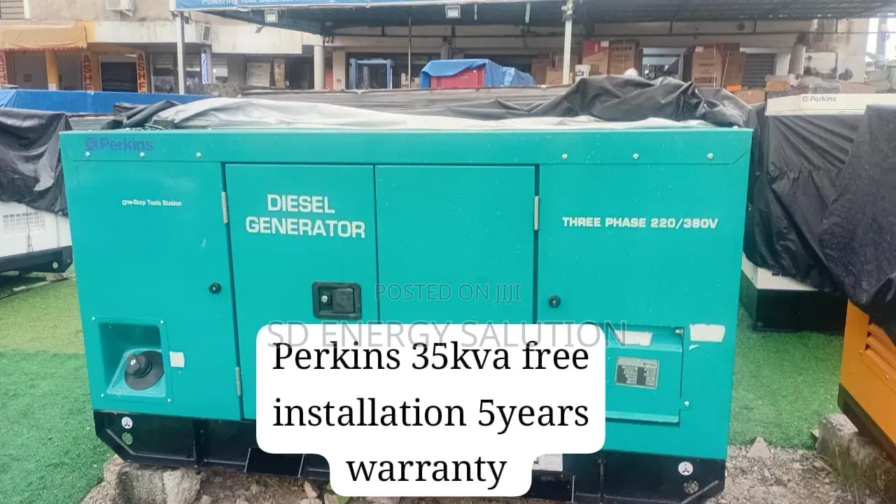 Perkins 35kVA Diesel Generator – Silent Heavy Duty Power