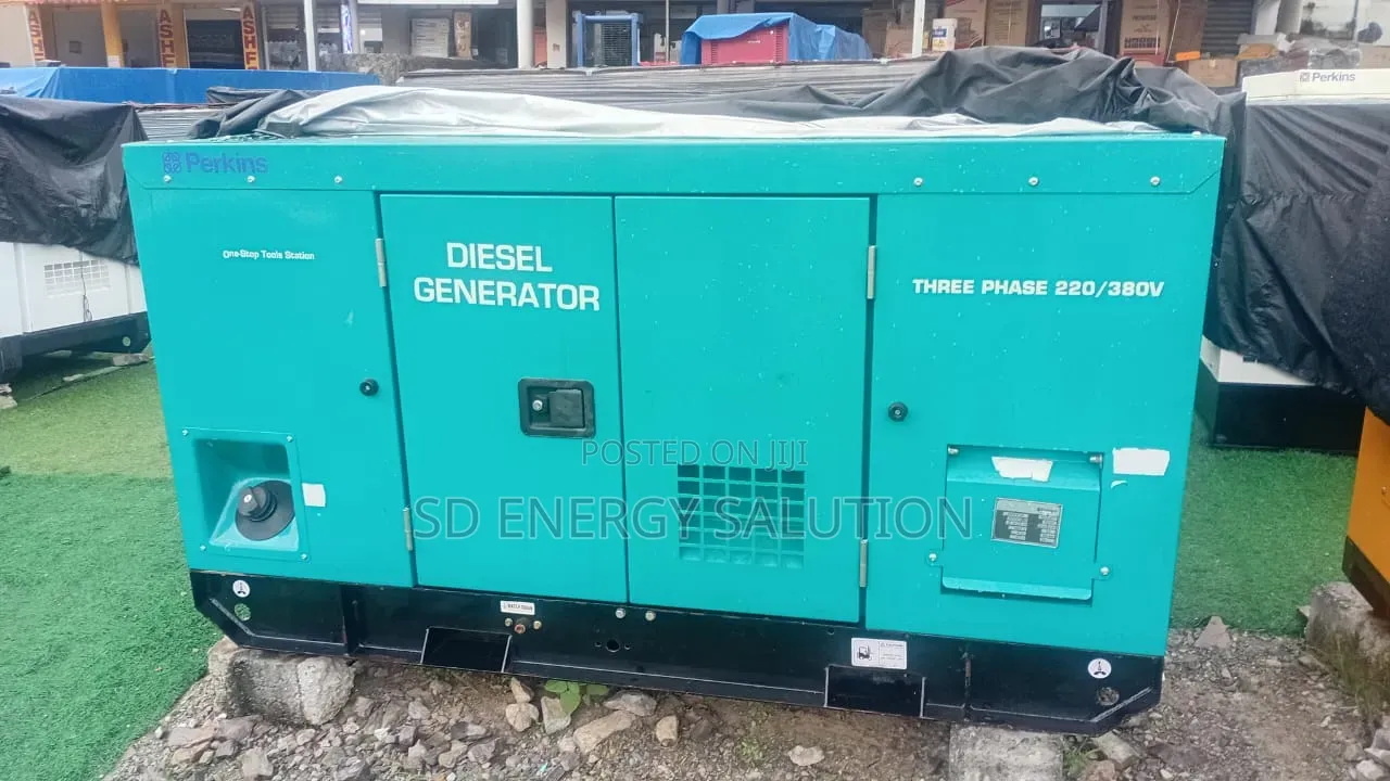 Perkins 35kVA Silent Diesel Generator – Low Fuel Consumption