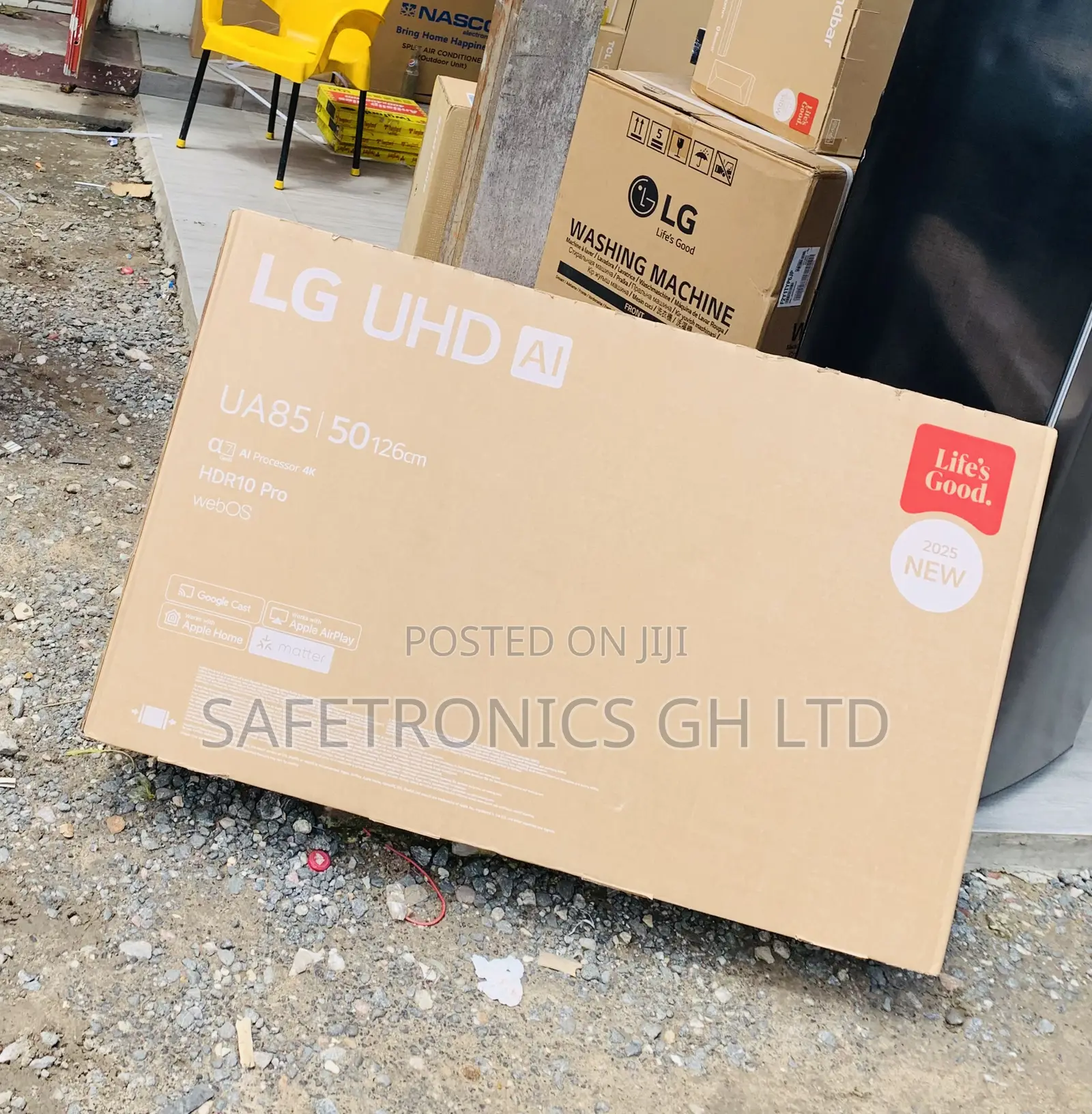 Quality Sleek LG Led 50ua85006la Uhd Smart Satellite Ai Thinq TV