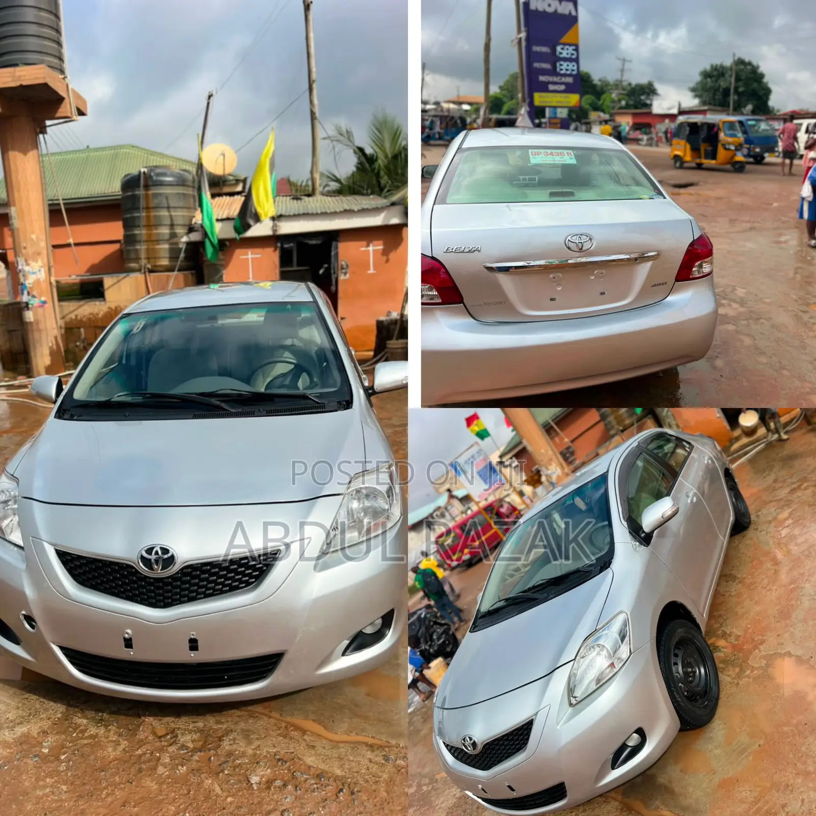 Toyota Belta 2012 Silver