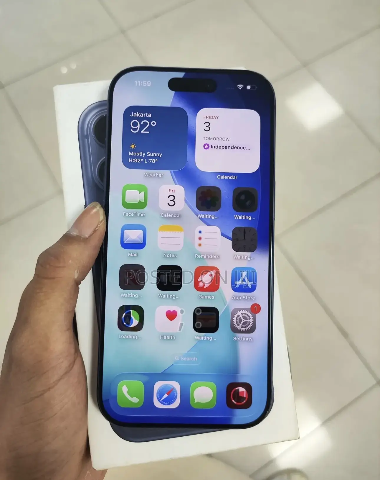 Apple iPhone 17 Pro Max 1 TB Blue