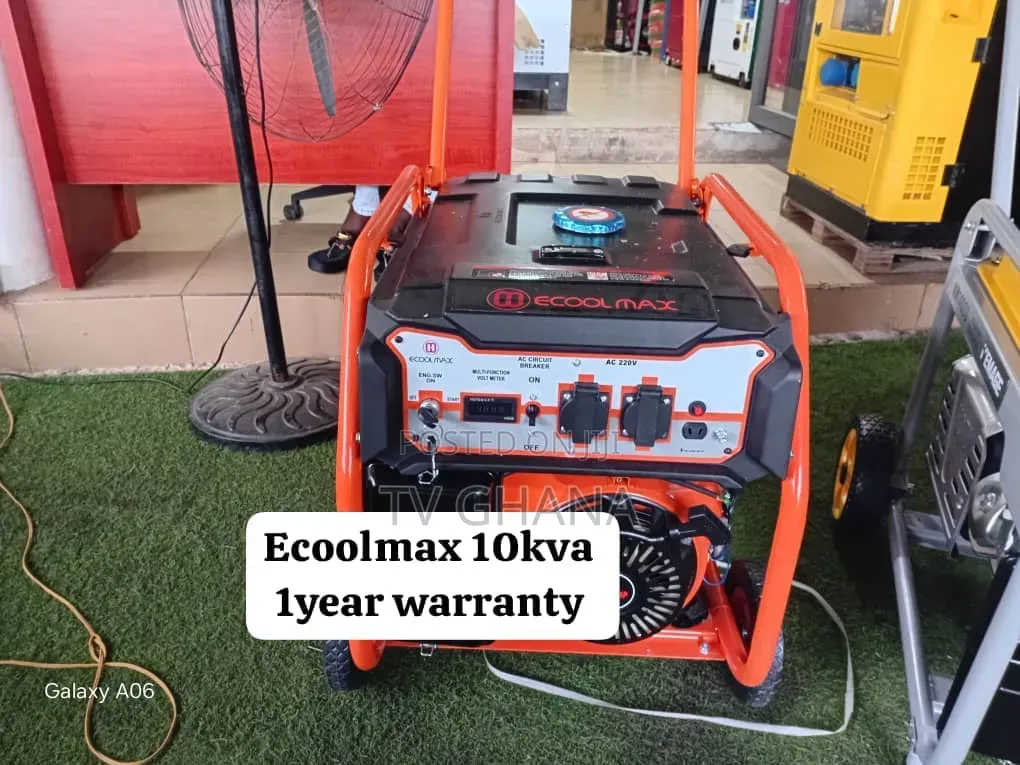 Ecoolmax 10kVA Super Silent Generator – 100% Copper Coil, 10kva