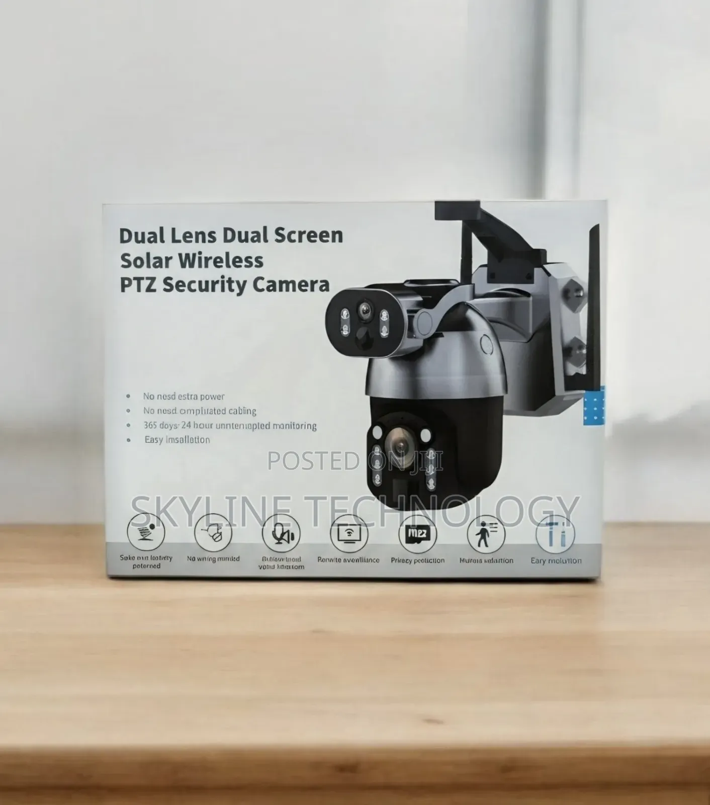 Solar 4G Dual Screen Universal CCTV Camera.
