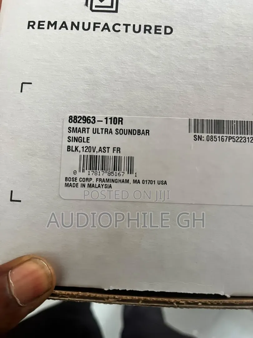 Certified Remanufactured Bose Smart Ultra Soundbar