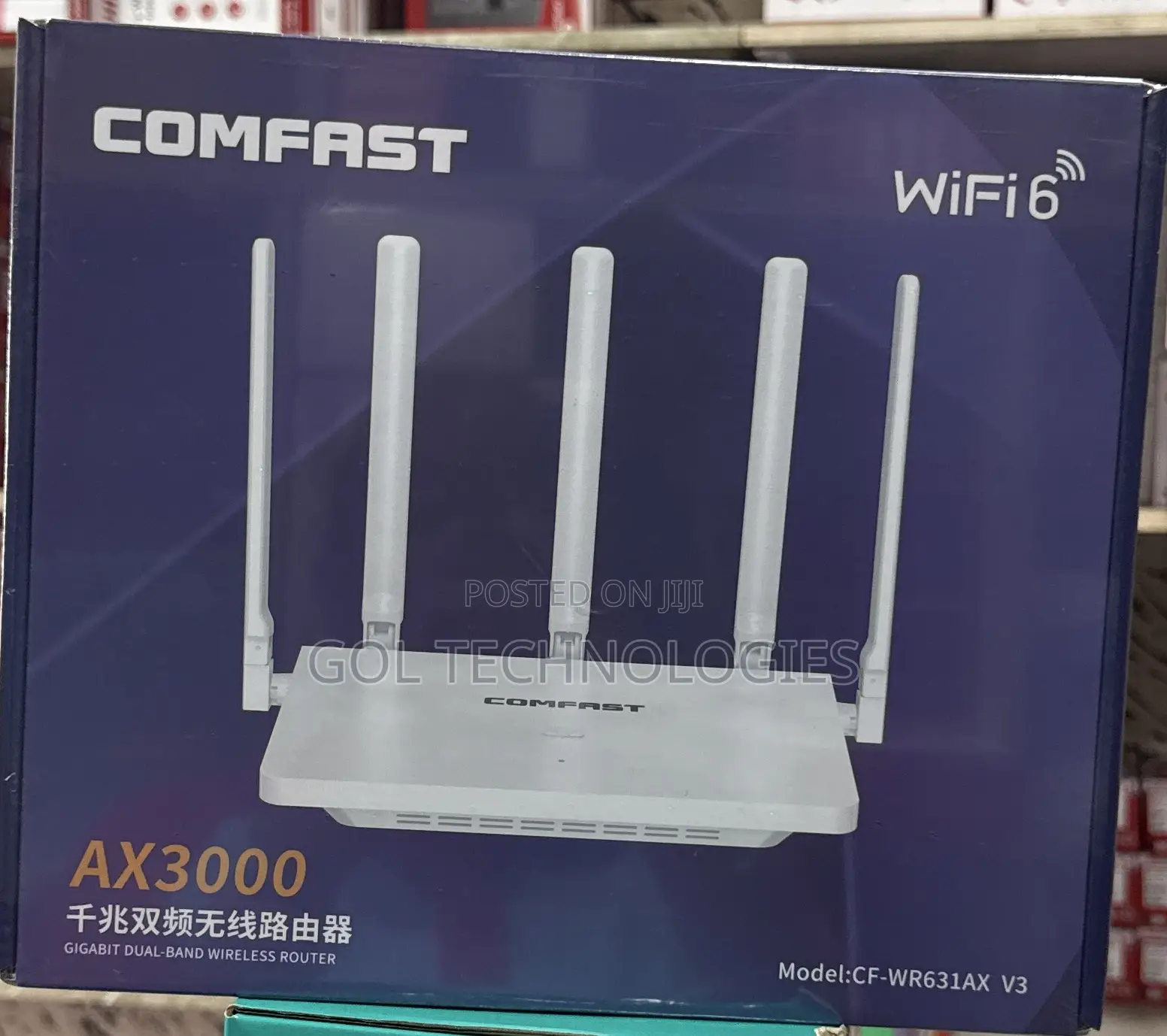 Comfast Ax3000 Gigabit Dual-Band Wireless Router Cf-Wr631ax V3