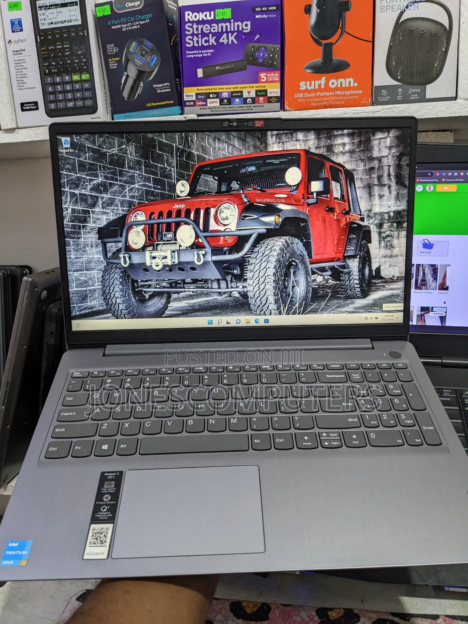 Laptop Lenovo Ideapad 3 12GB Intel Pentium SSD 256GB