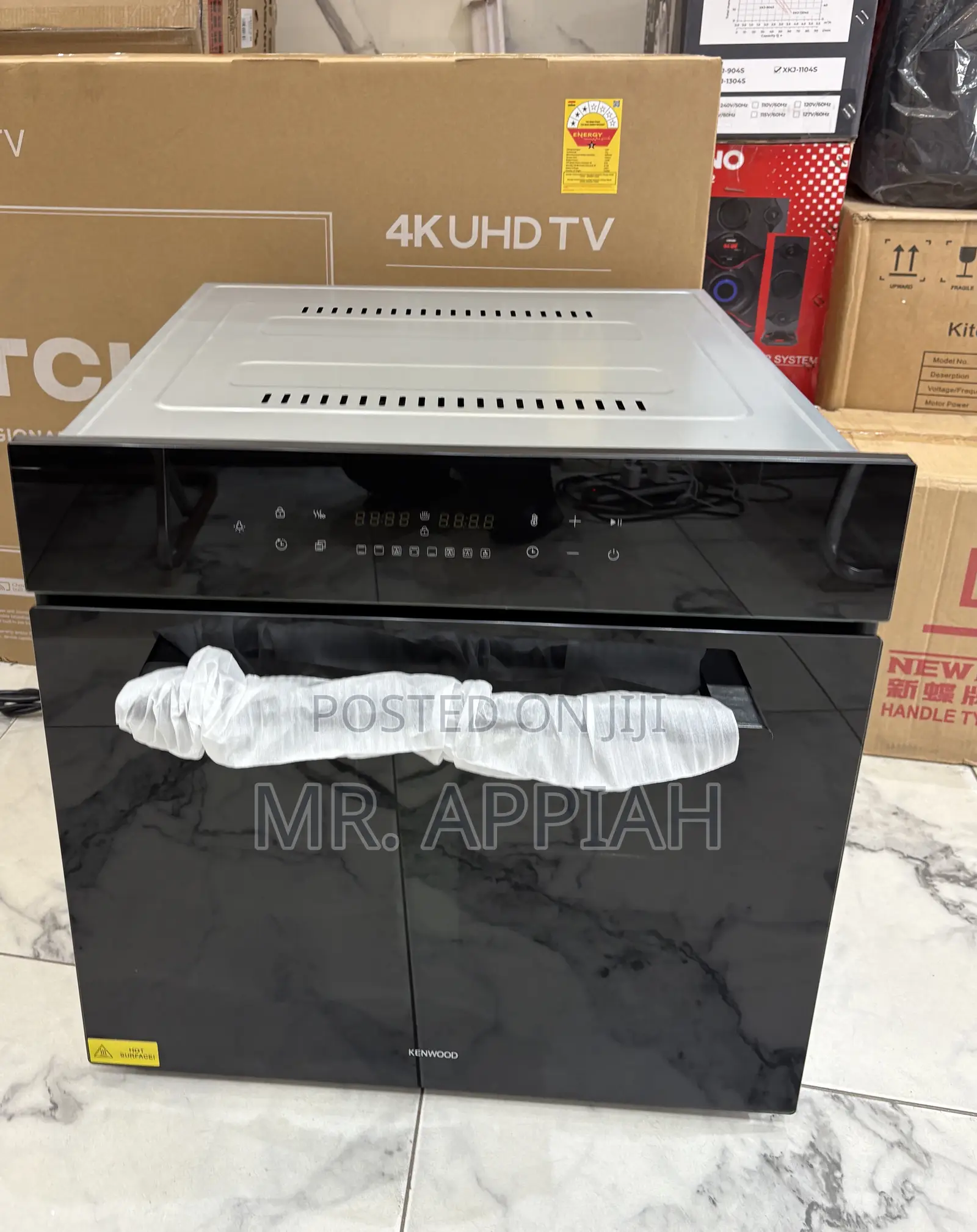 Order Sleek Kenwood 90cm Built in Gas Electric Tempered Oven