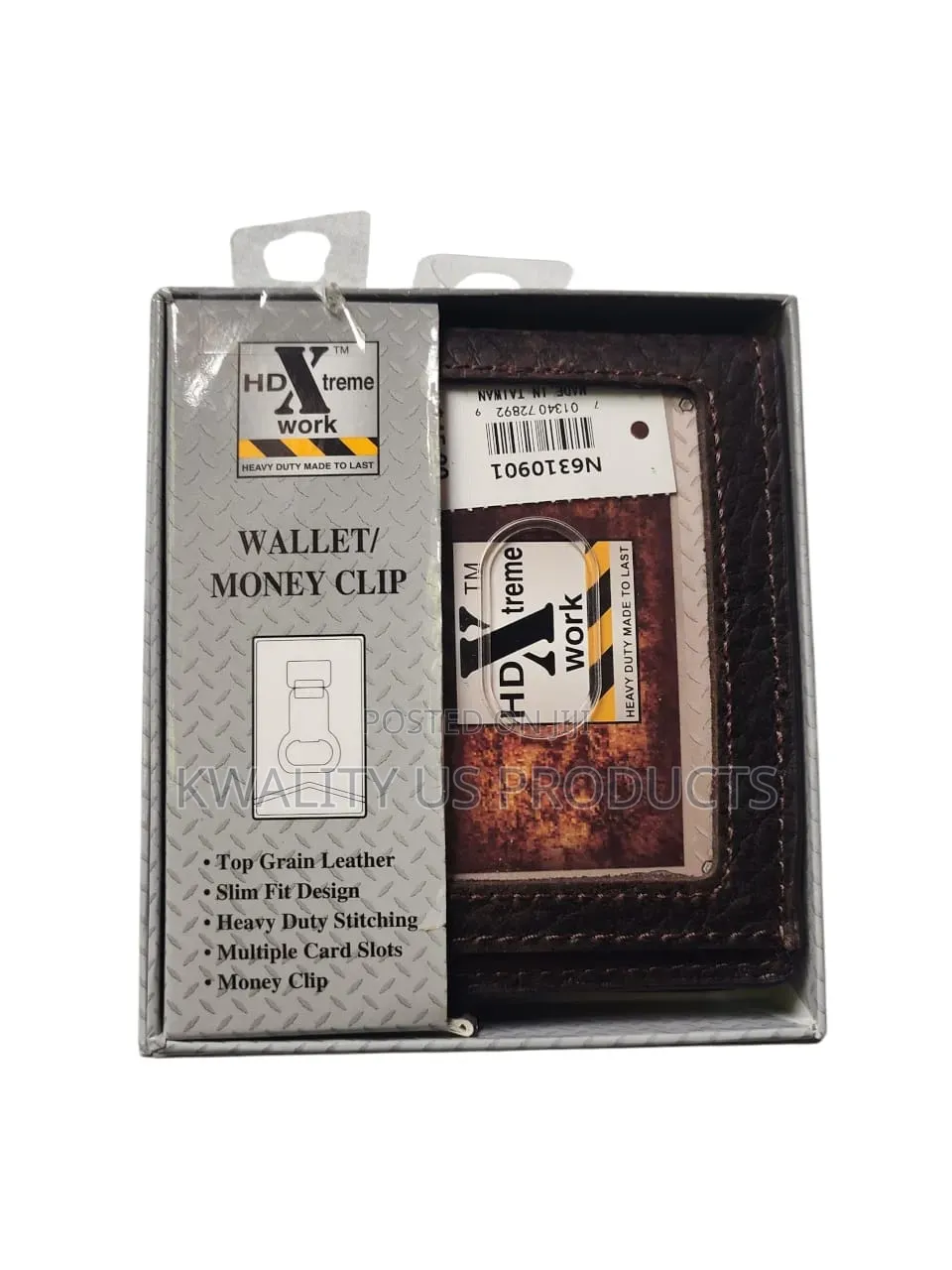 HD Xtreme Mens Wallet Money Clip