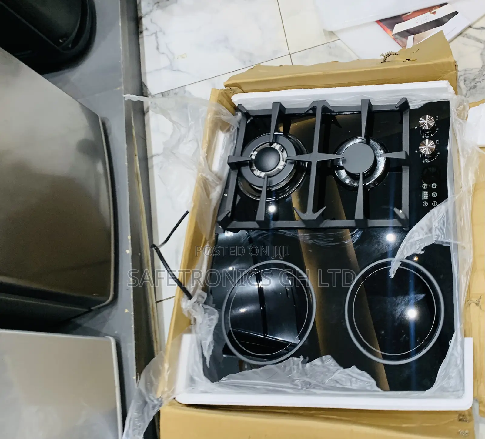 Fabulous Kenwood 2 Gas and 2 Electric Hybrid Cooktop in-Built