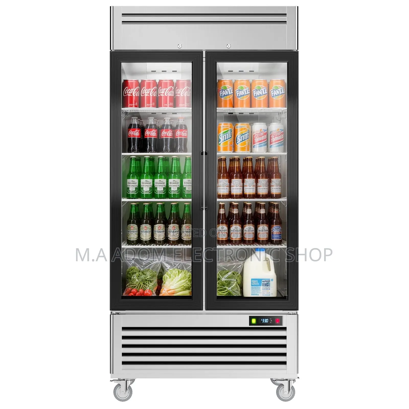 Legacy 600 Litres Showcase Beverage Fridge for Commercial Bar Lounge