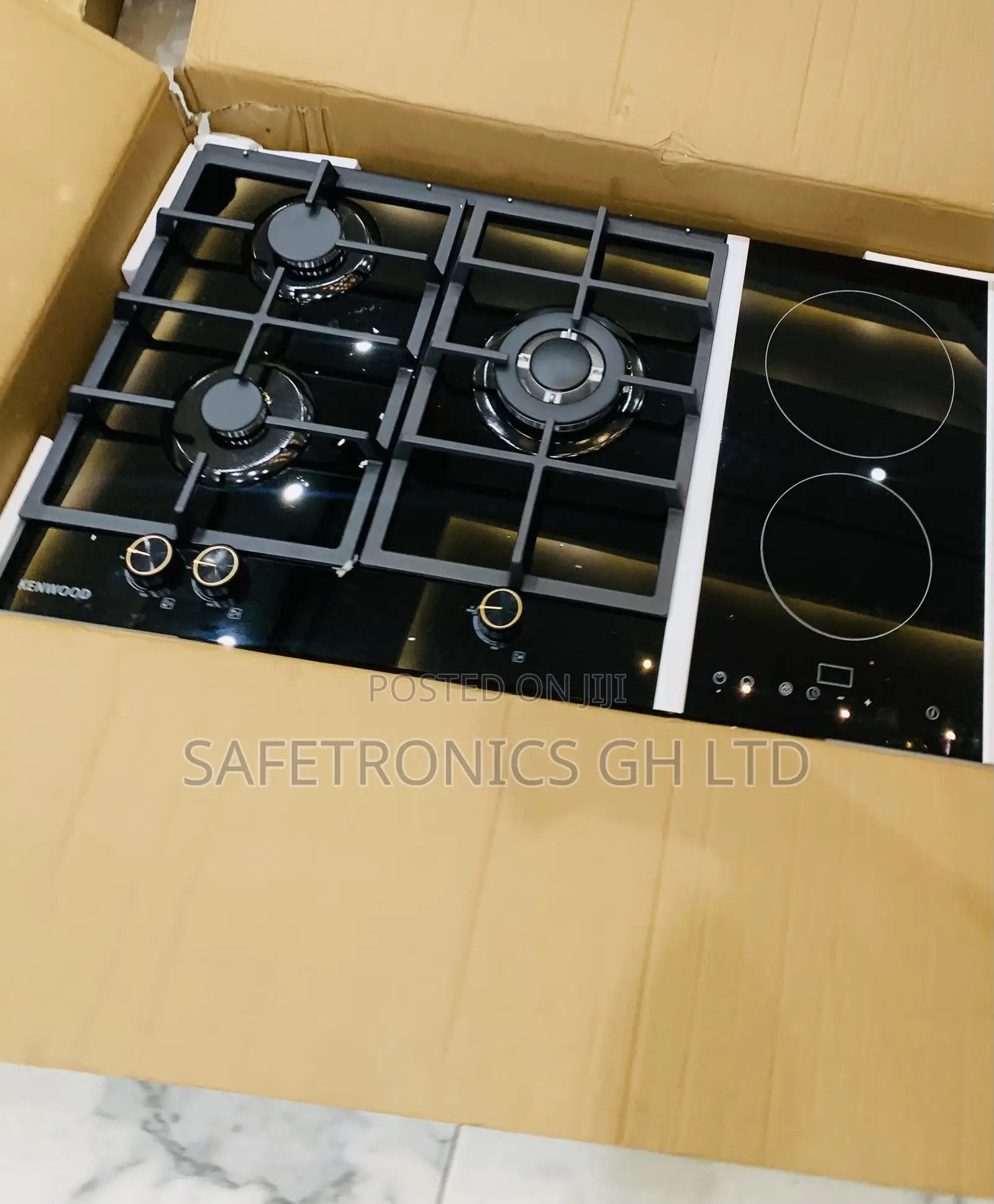 Try Massive Kenwood 90cm 3gas, 2 Electric Ceramic Hob