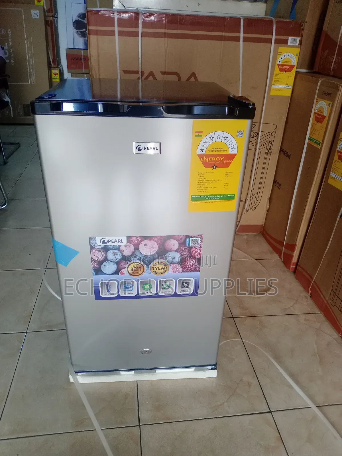 Pearl 90 Liters Single Door Table Top Fridge