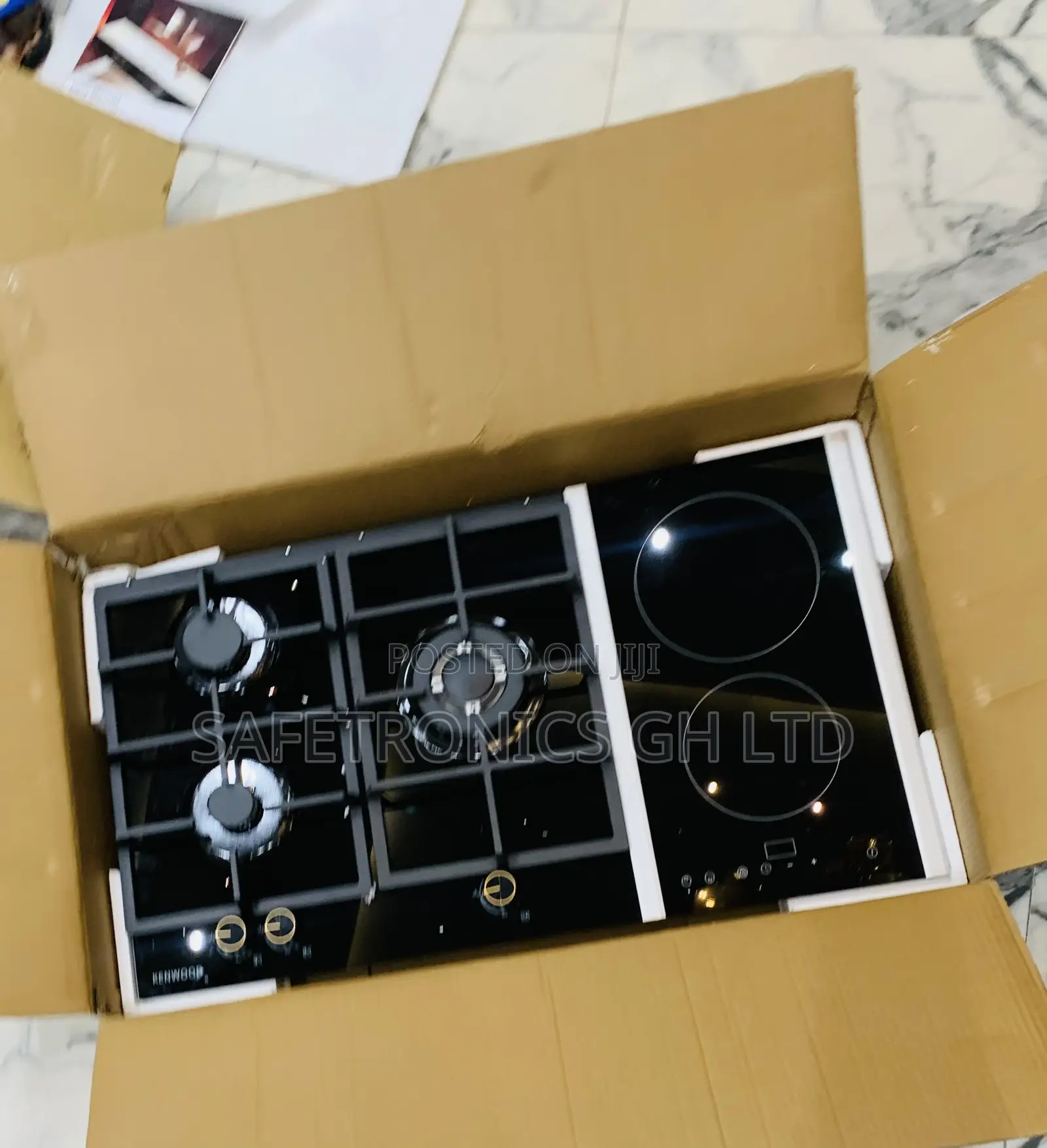 Newly Virtual Kenwood 90cm 3gas, 2 Electric Ceramic Hob