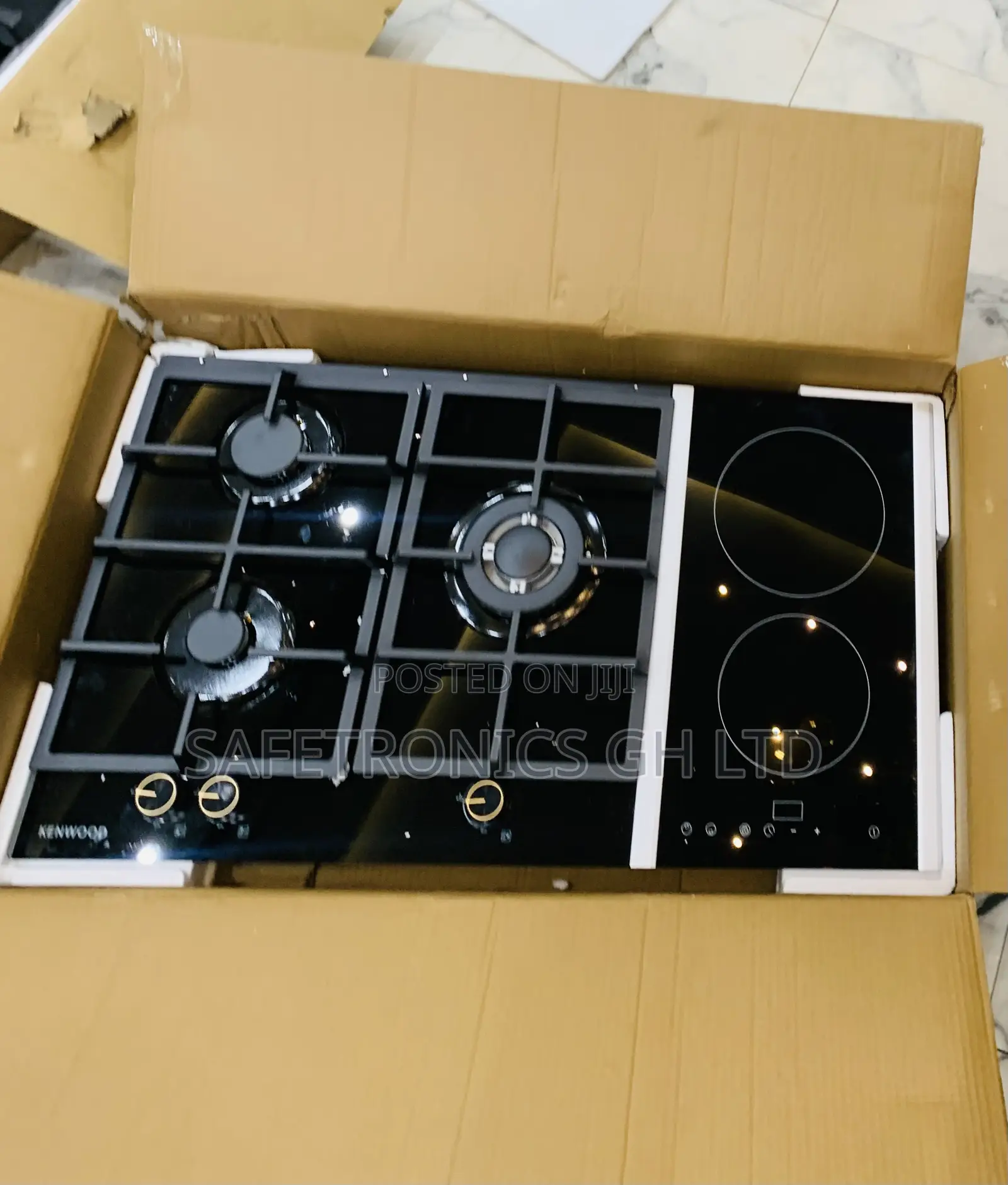 Newly Virtual Kenwood 90cm 3gas, 2 Electric Ceramic Hob