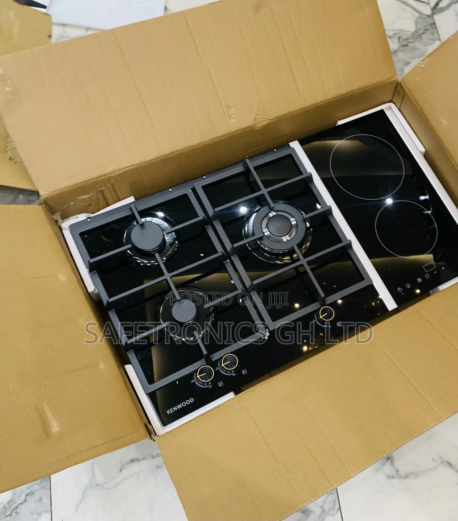Newly Approved Kenwood 90cm 3gas, 2 Electric Ceramic Hob