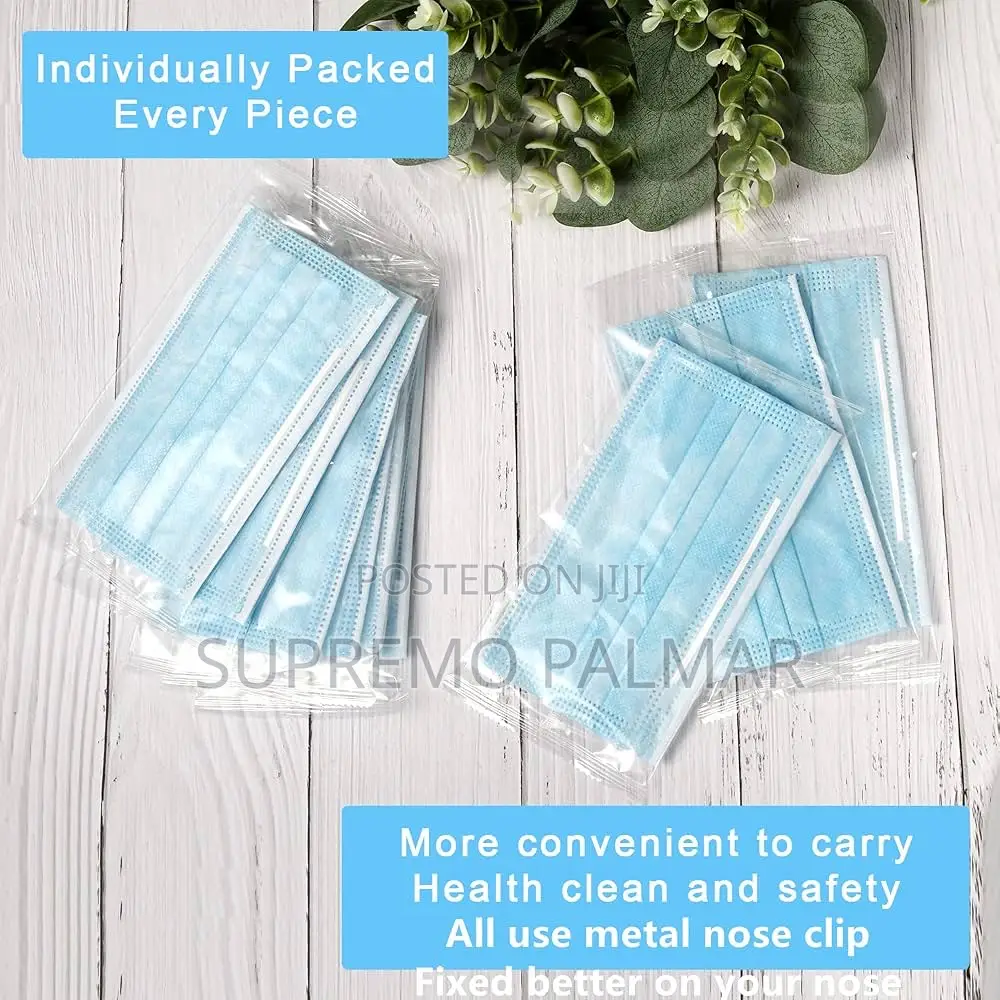 Disposable Nose Mask Blue Pack, 50pcs/Pack
