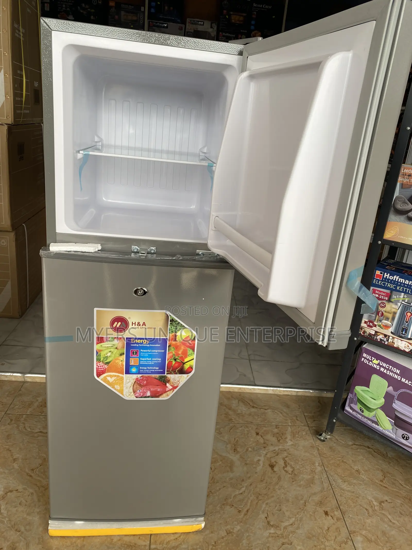 Compact Double Door Fridge Suitable for Home,kitchen,etc