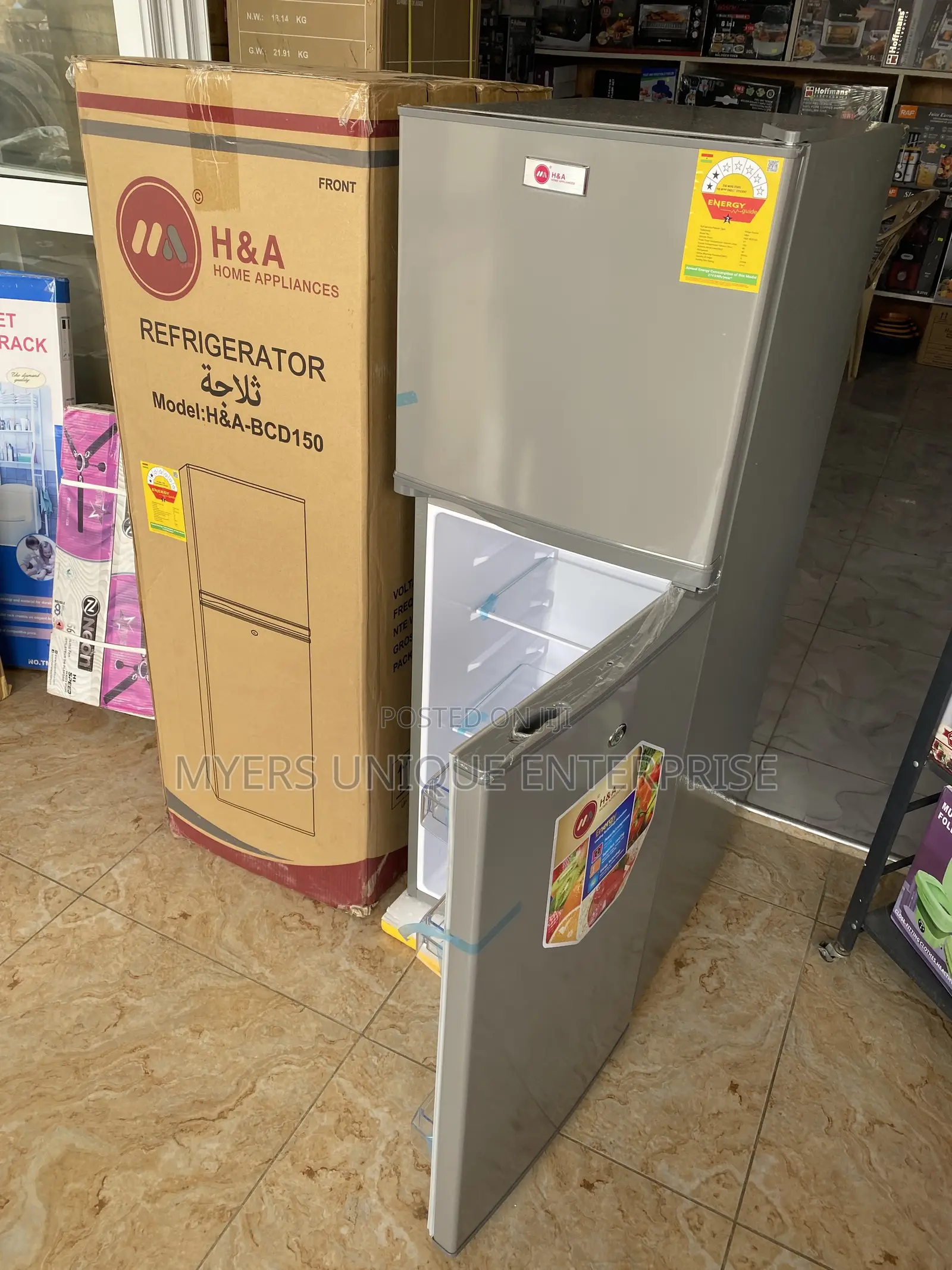 Affordable Double Door Fridge 150 Litre