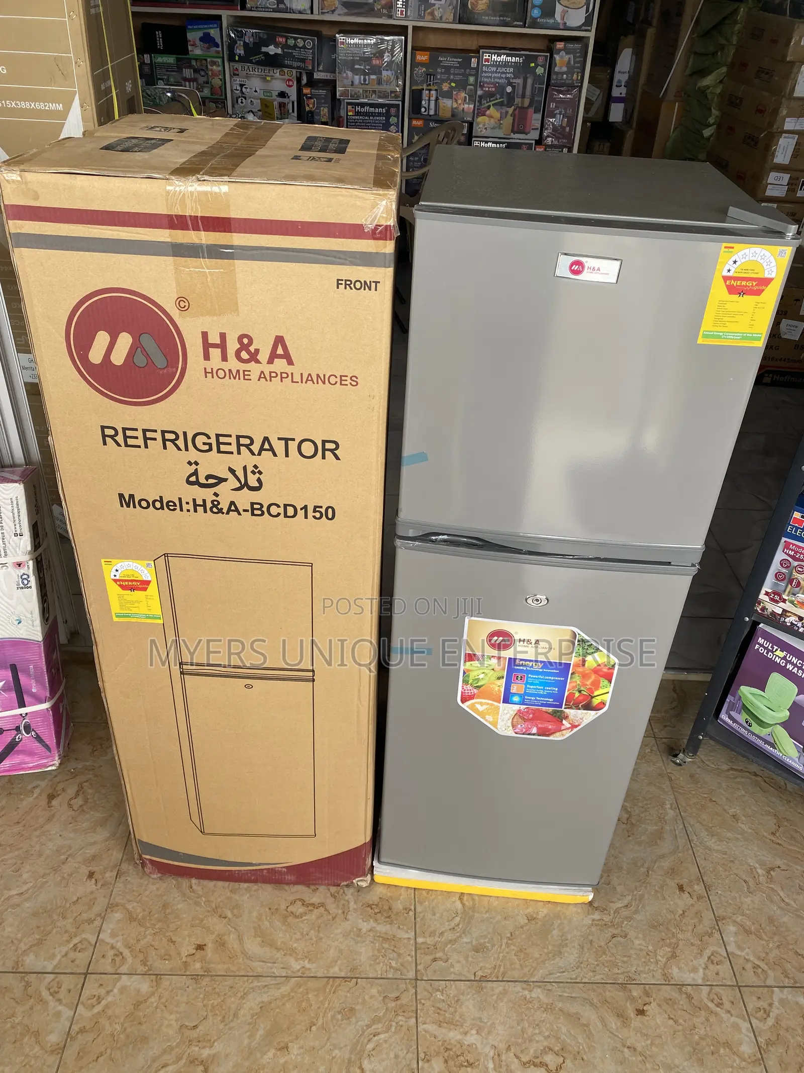 H a 150L Fridge for Office and Home