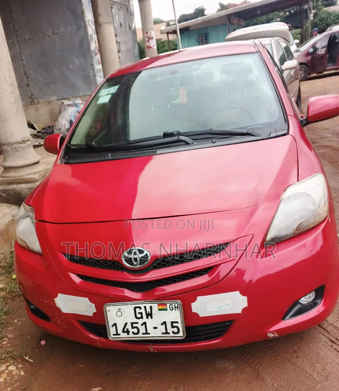 Toyota Yaris 2010 Red