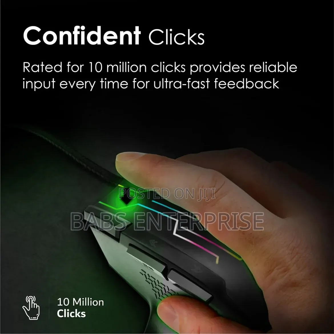 Vertux KRYPTONITE Wired Gaming Mouse Red
