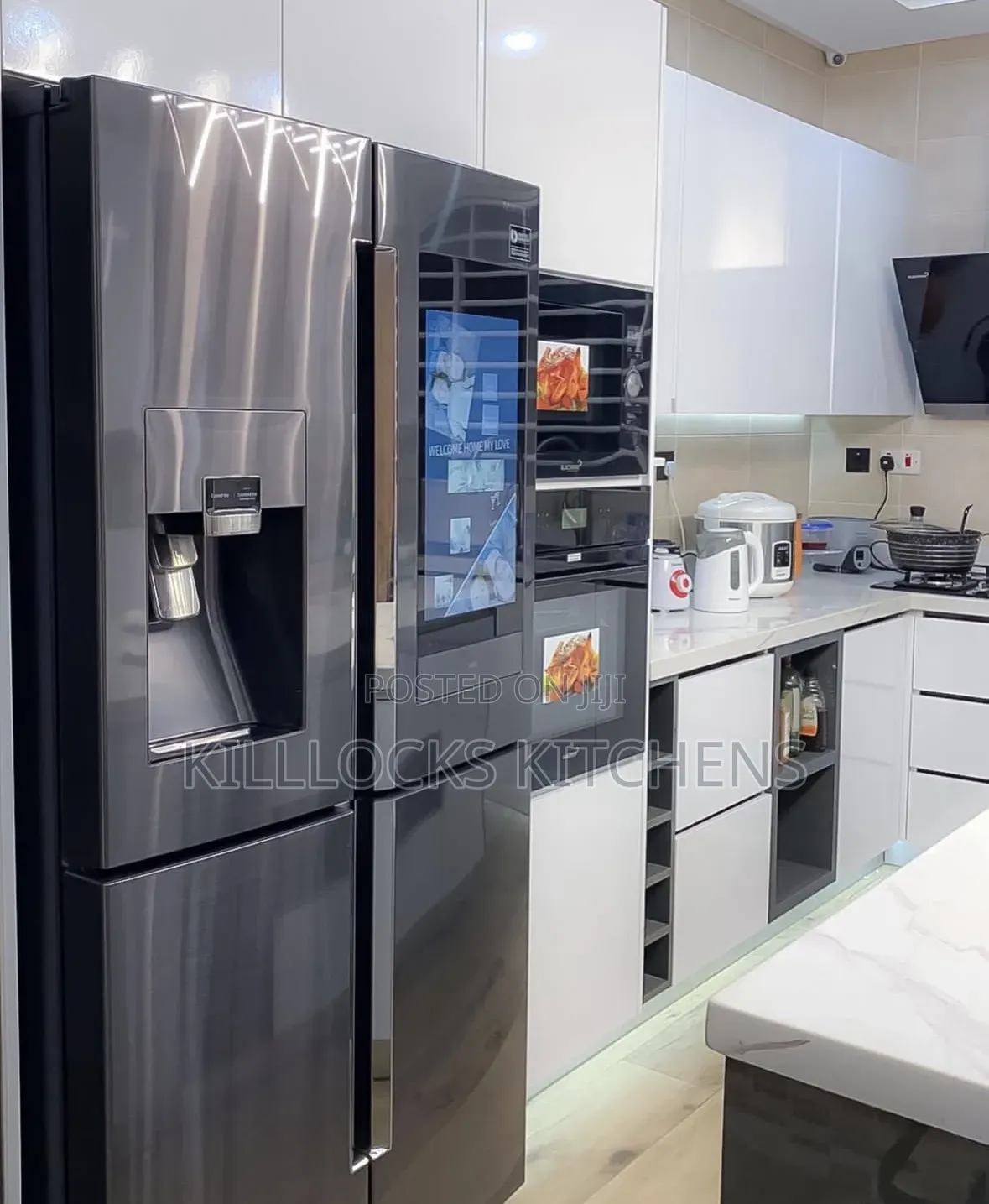 Double Door Smart Fridge With Multi-Functions