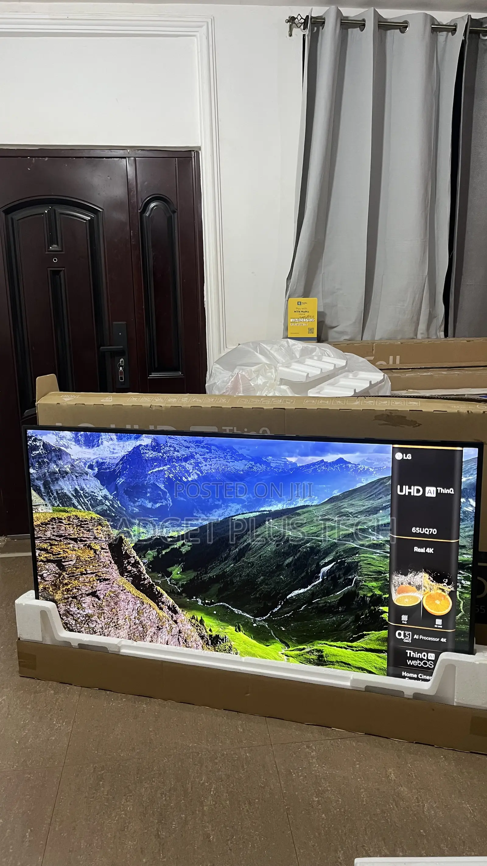 New 2023 65” LG ThinQ Ai UHD Smart TV