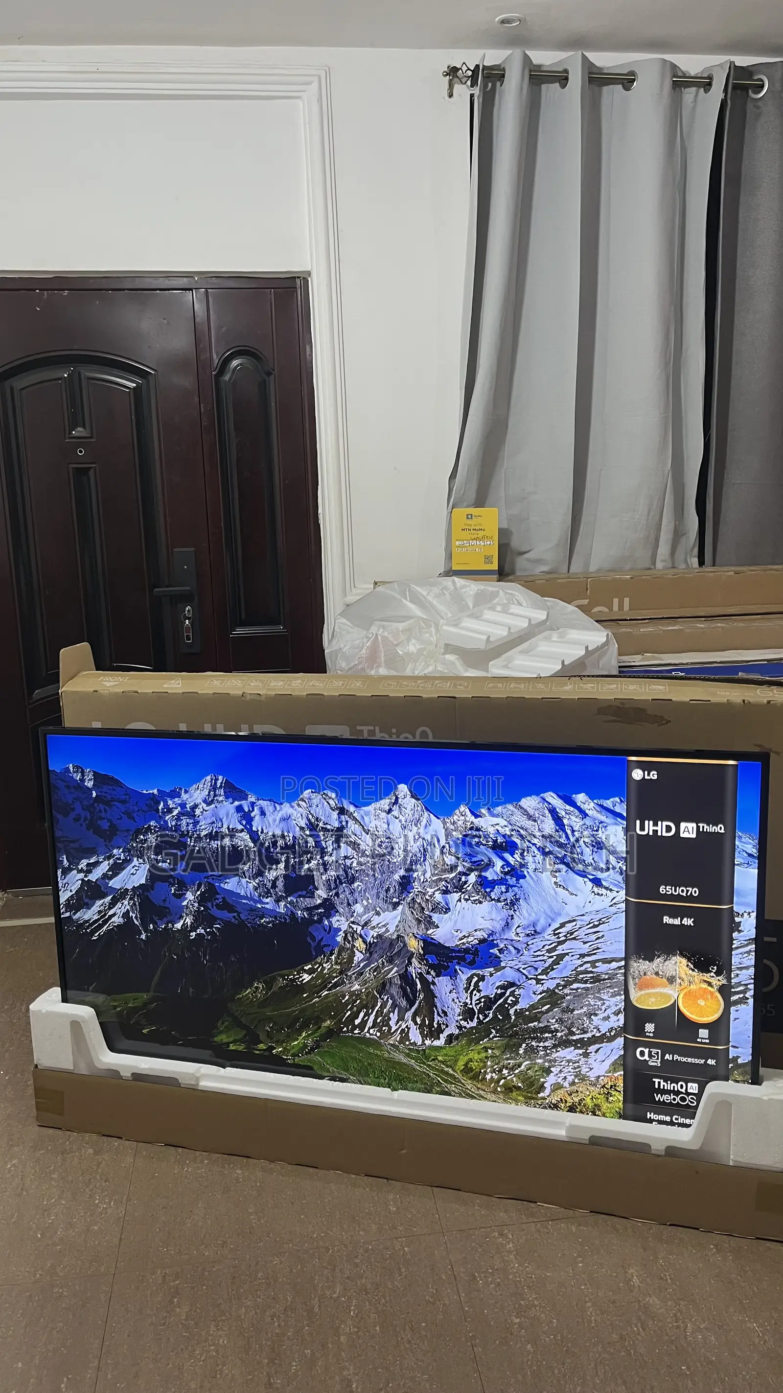 New 2023 65” LG ThinQ Ai UHD Smart TV