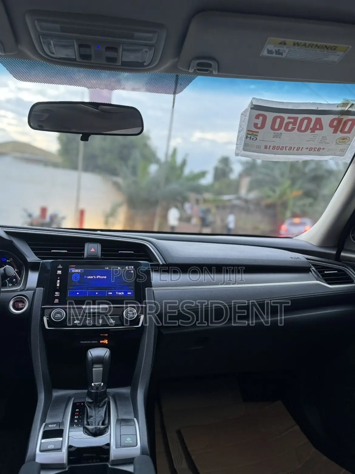 Honda Civic EX Sedan 2018 White