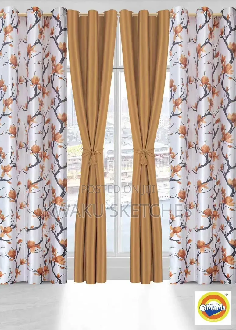 Beautiful 4in1 Curtains for Living Room
