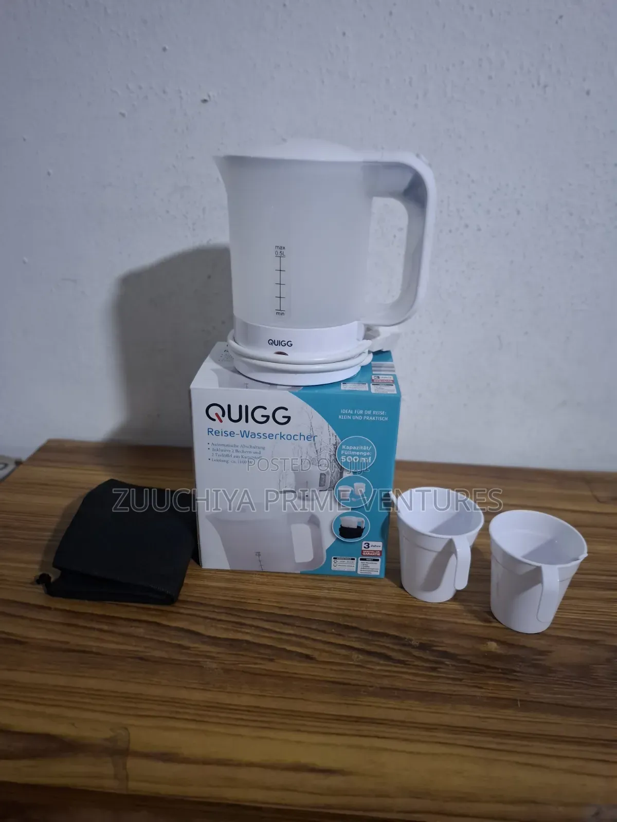 Quigg Mini Travel Kettle From Germany