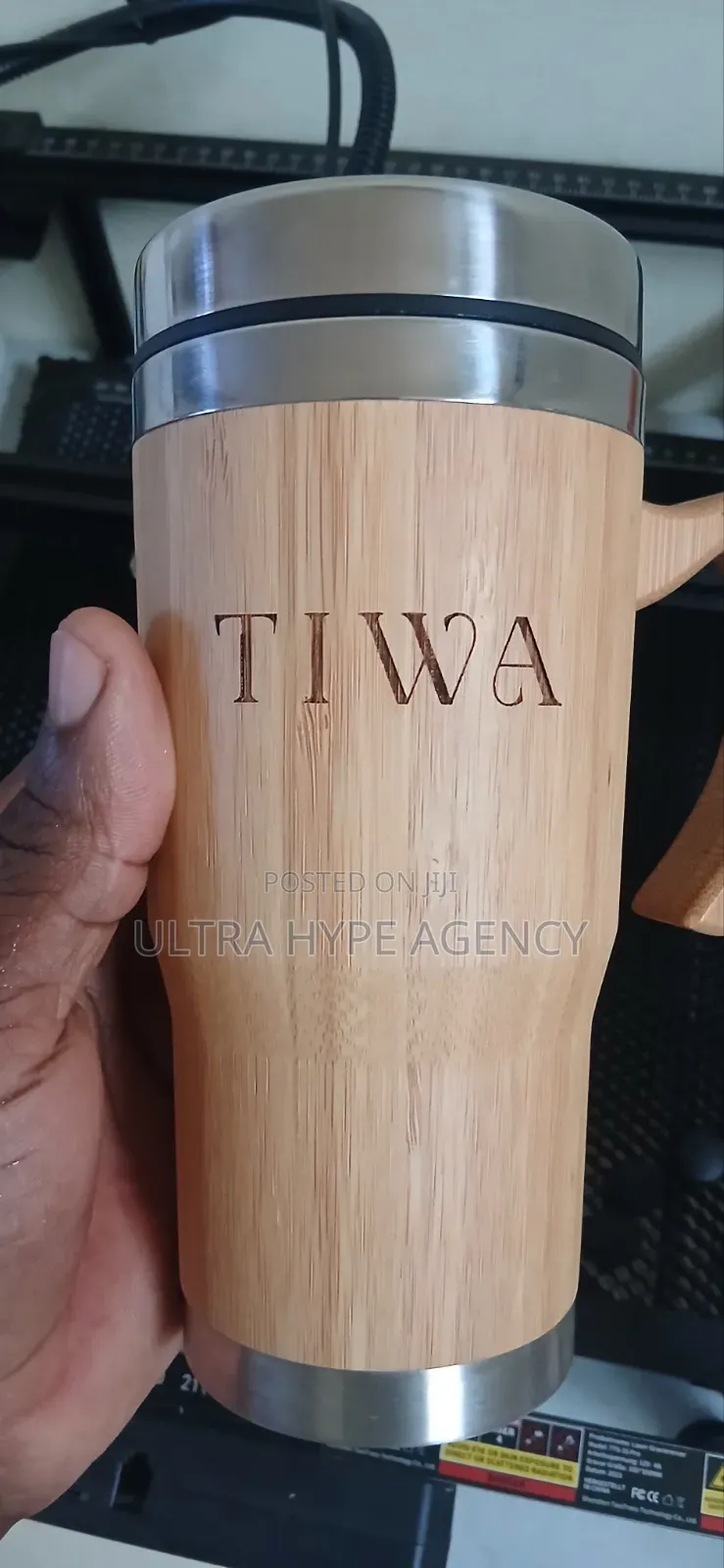 Bamboo Tumbler Engraving