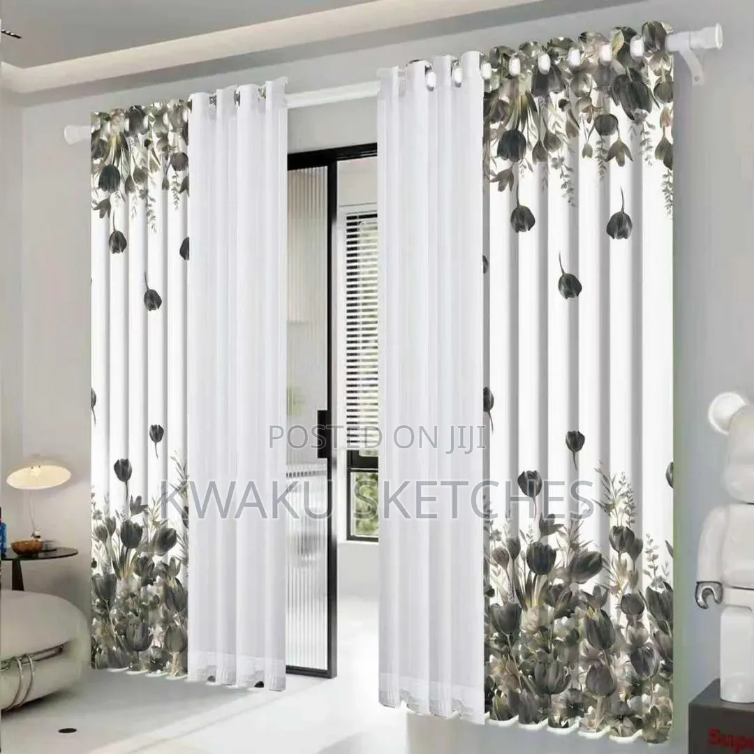 Upgrade Your Windows With Elegant 4 Piecies Curtains