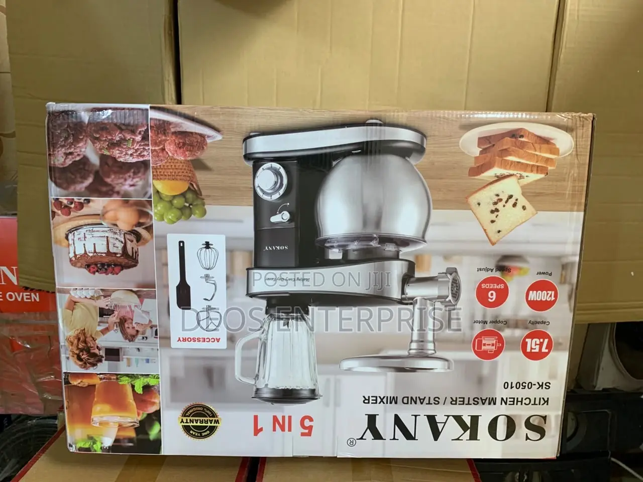 Sokany 5 in 1 Powerful Mixer, Blender Grinder Set