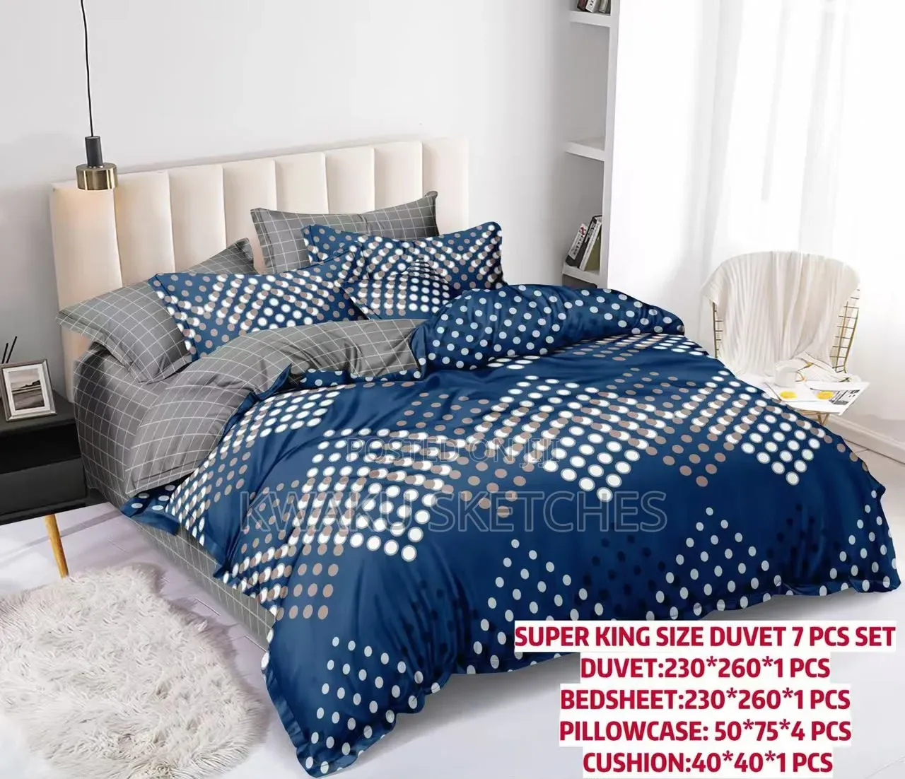 Experience Luxury With Our 7 PCS Duvet Set