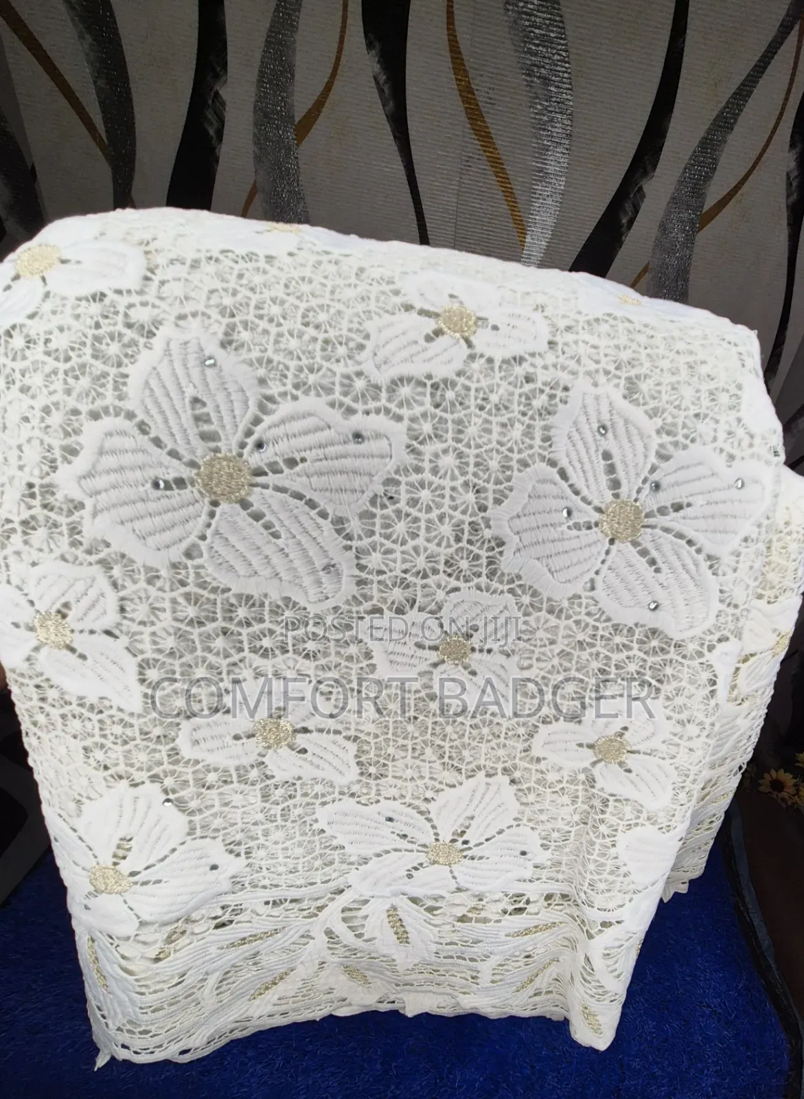 Quality Heavy Weight Embroidery Cord Lace With Floral Details