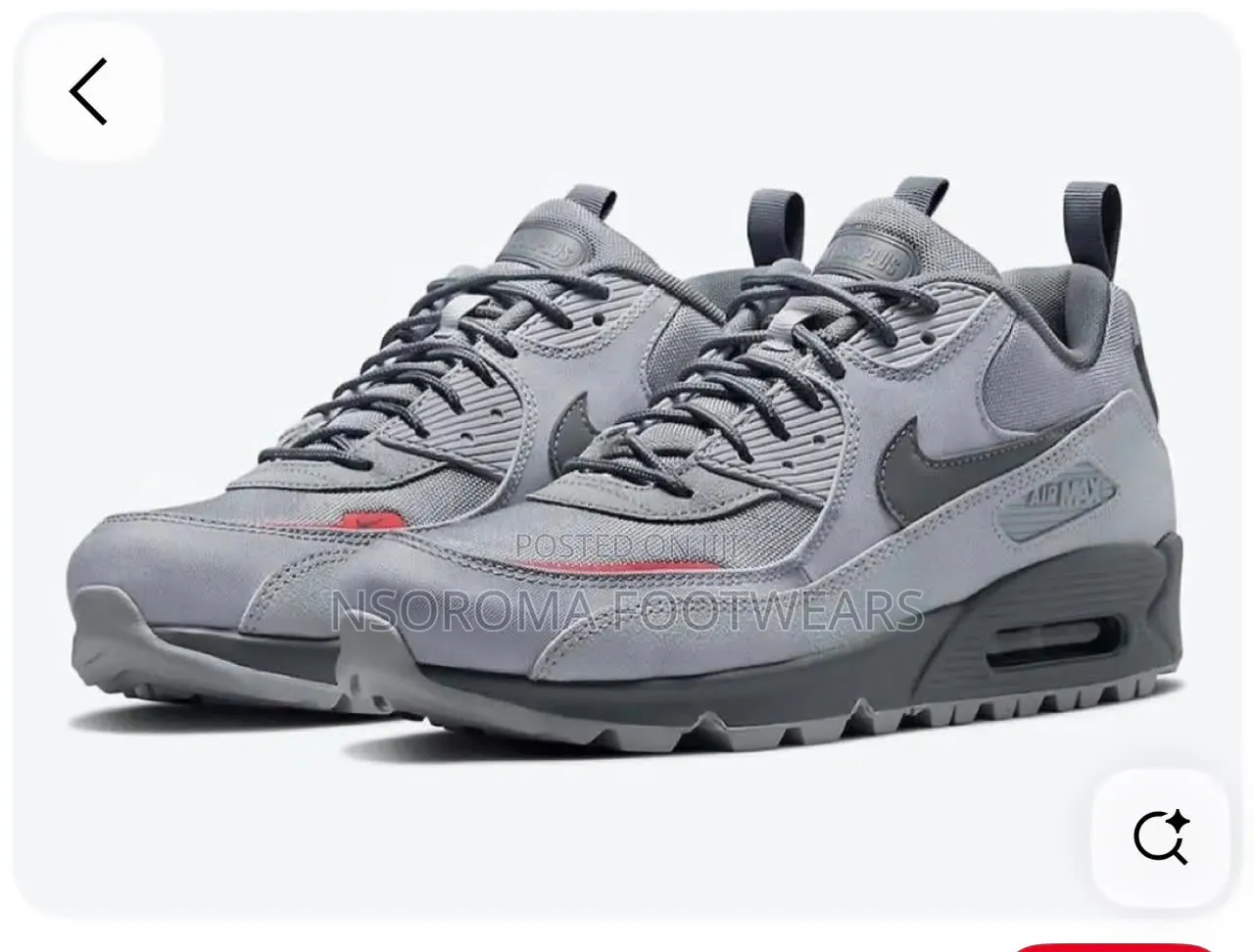 Nike Air Max 90 Sneakers – Sizes 38–45 | GH₵350