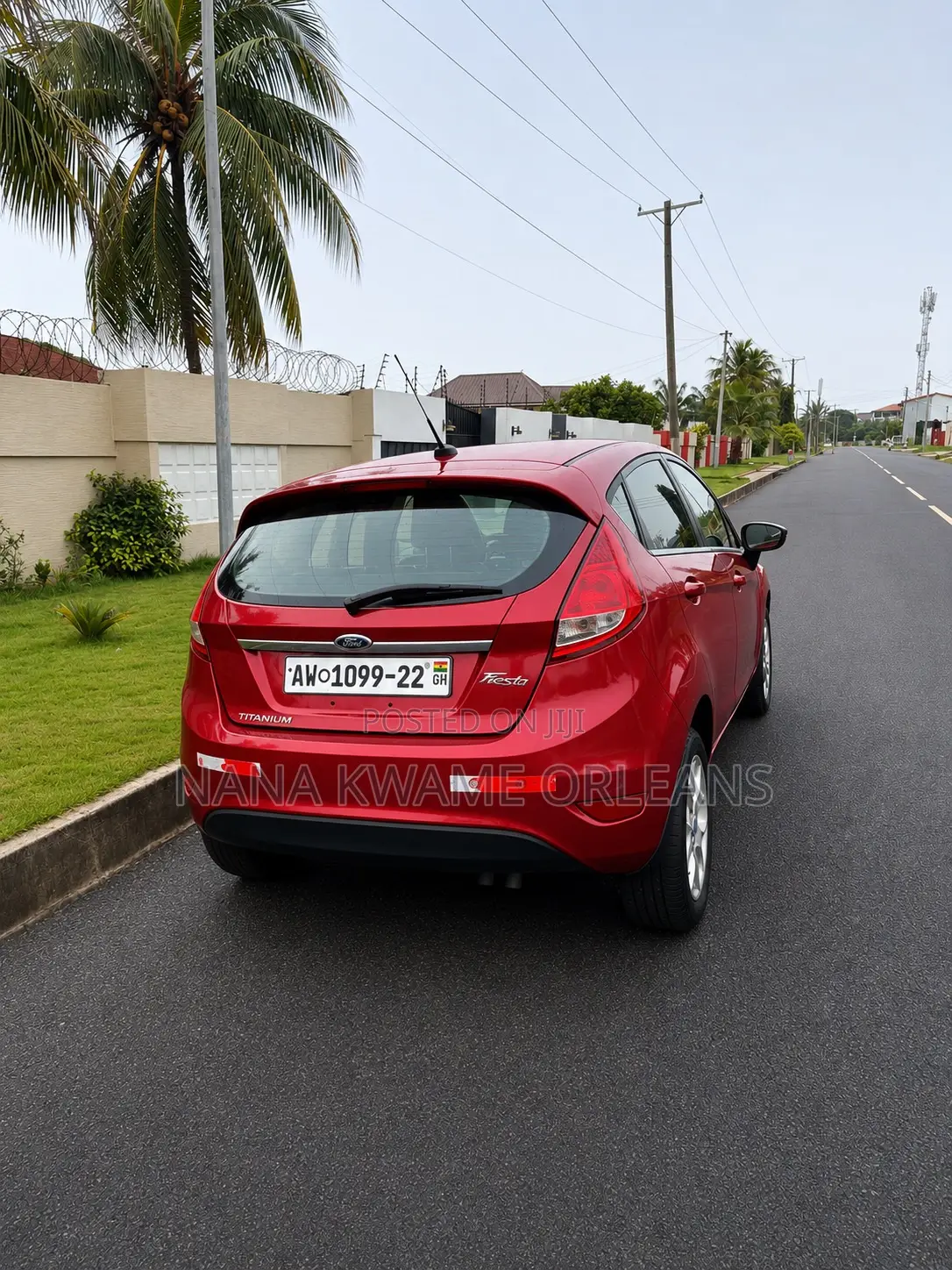 Ford Fiesta Titanium 4dr Hatchback (1.6L 4cyl 5M) 2015 Burgundy