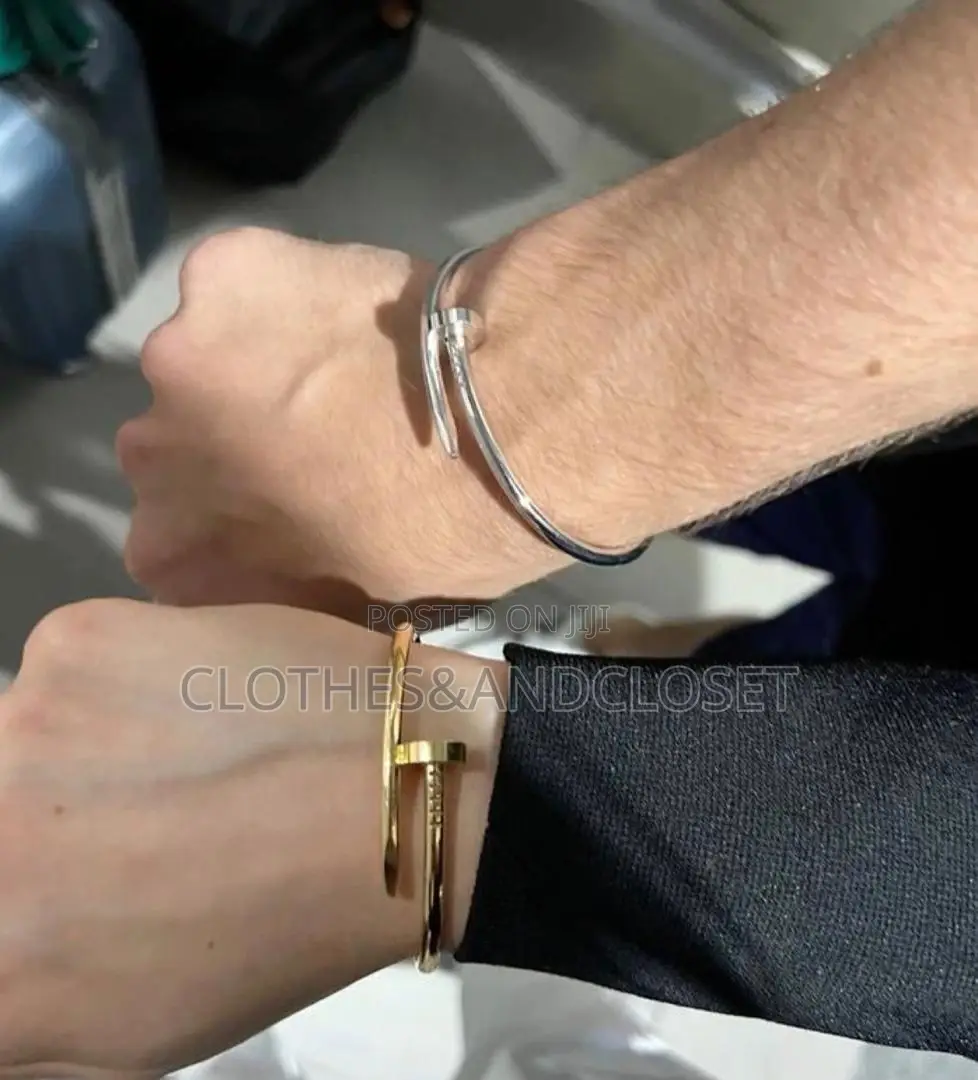 Trendy Gold Cartier Juste Un Clou Inspired Bangle Set