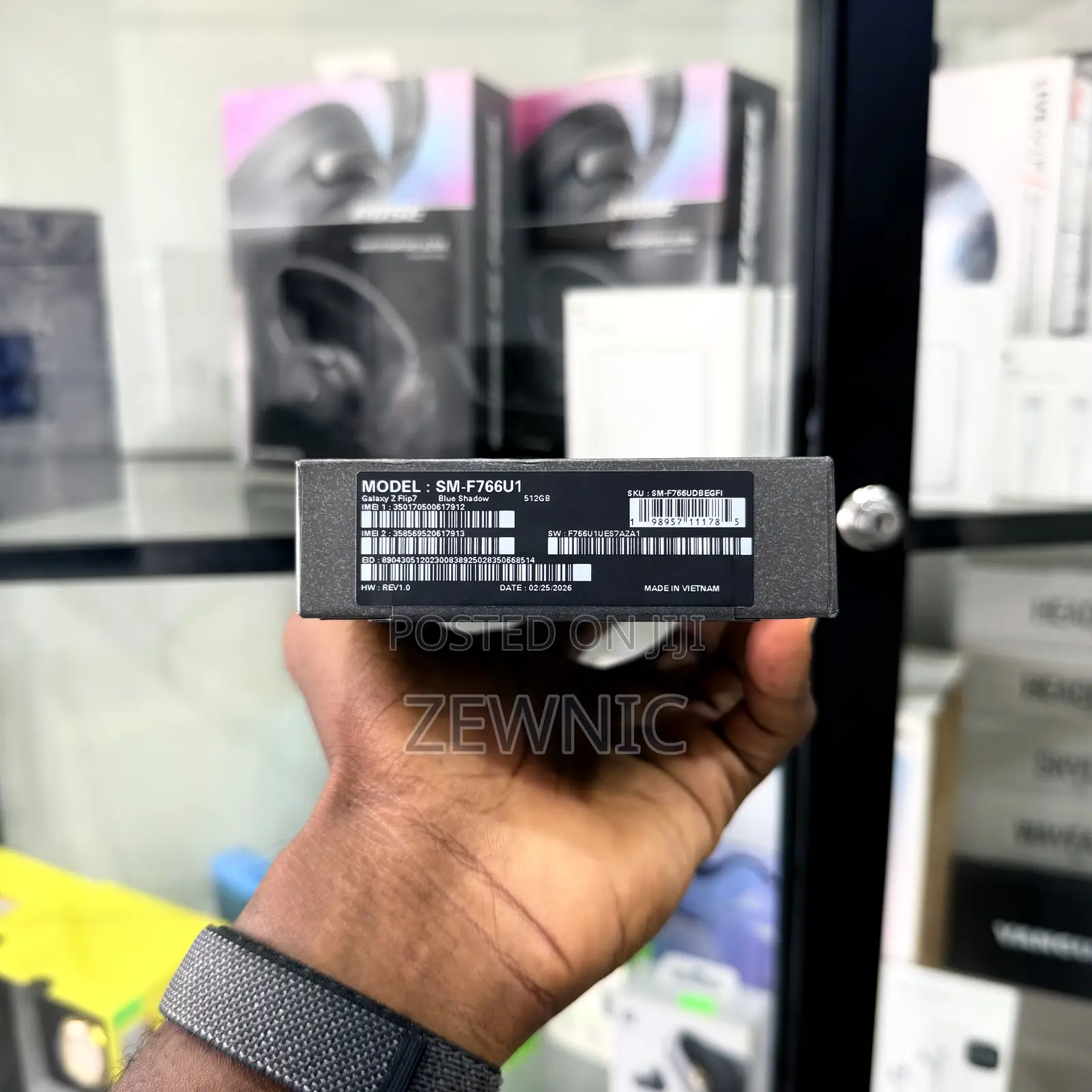 New Samsung Galaxy Z Flip7 512 GB Blue